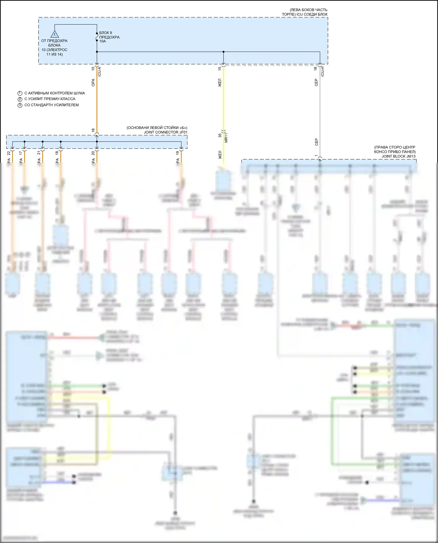 GV80 Genesis I (2020-2023): Электросхема блока предохранителей реле (10 из 14) 
