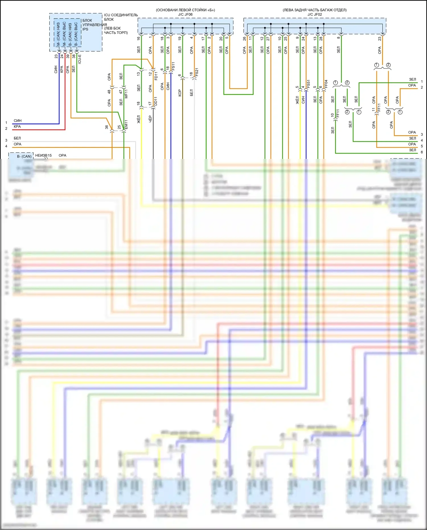 GV80 Genesis I (2020-2023): Can шина электросхема (5 из 9) 