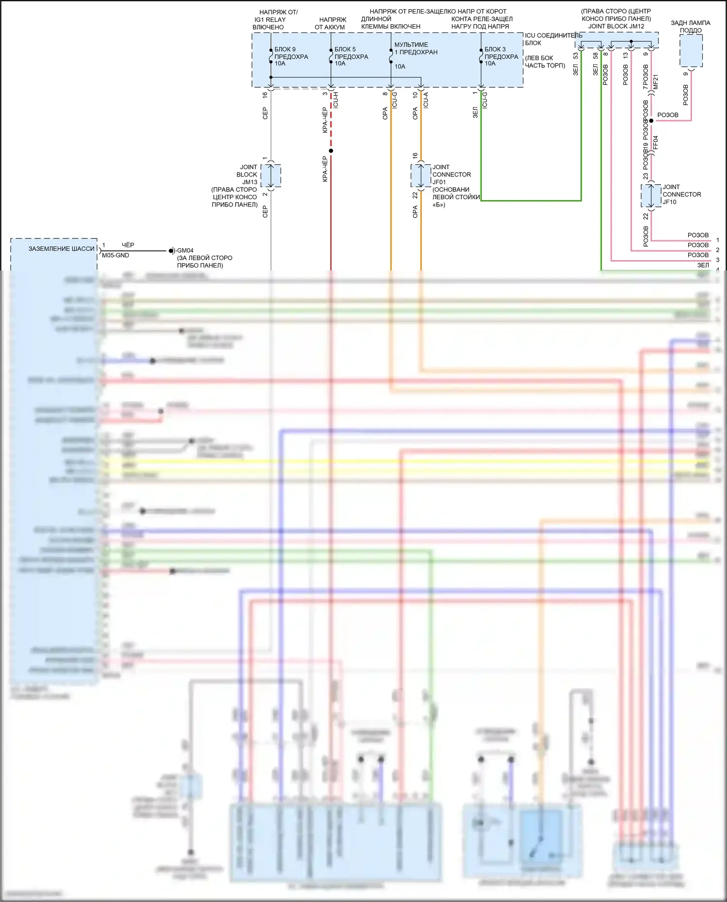 GV80 Genesis I (2020-2023): Электросхема магнитолы, с усилителем премиум-класса (1 из 8) 