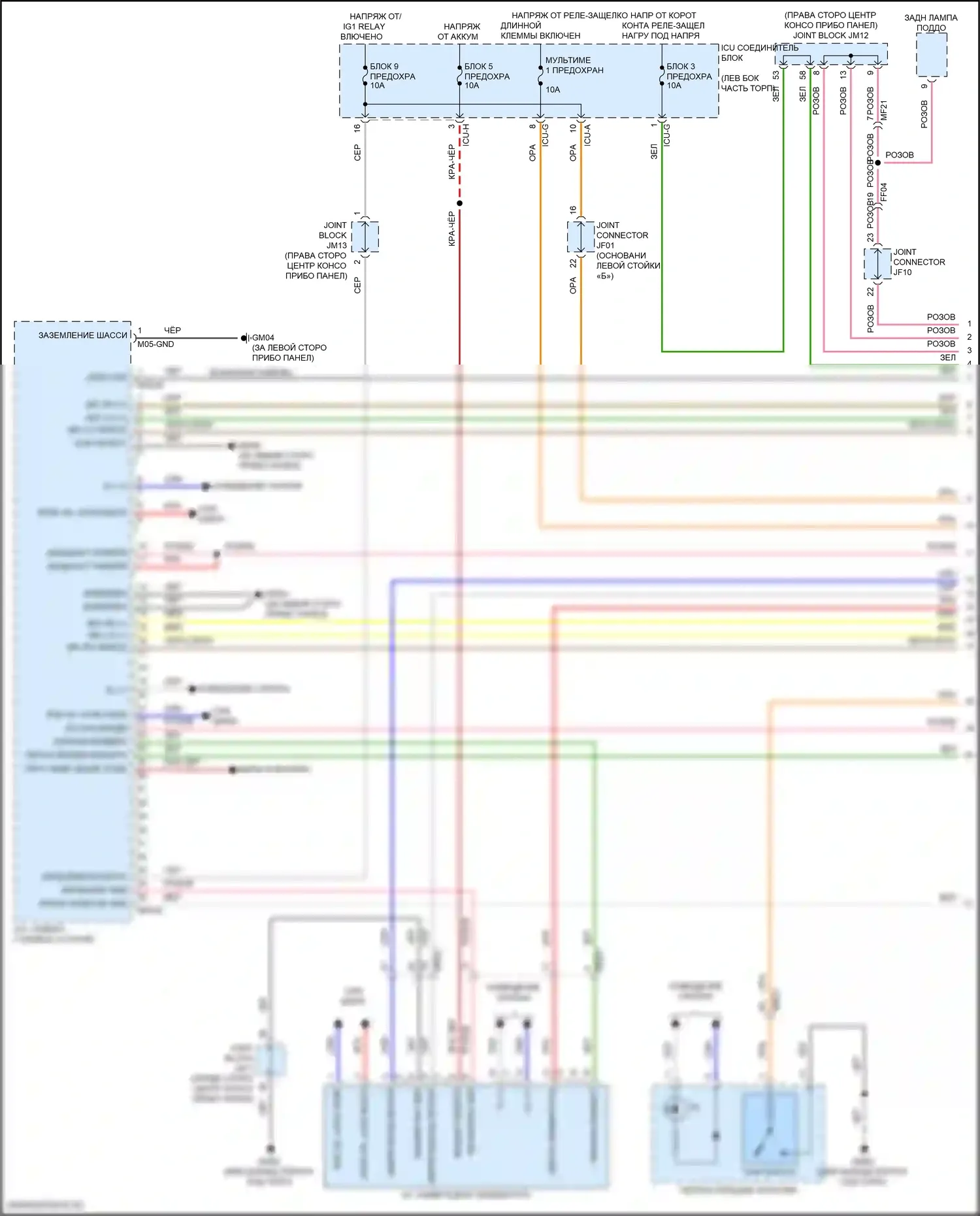 GV80 Genesis I (2020-2023): Электросхема навигации, с активным шумом (1 из 9) 