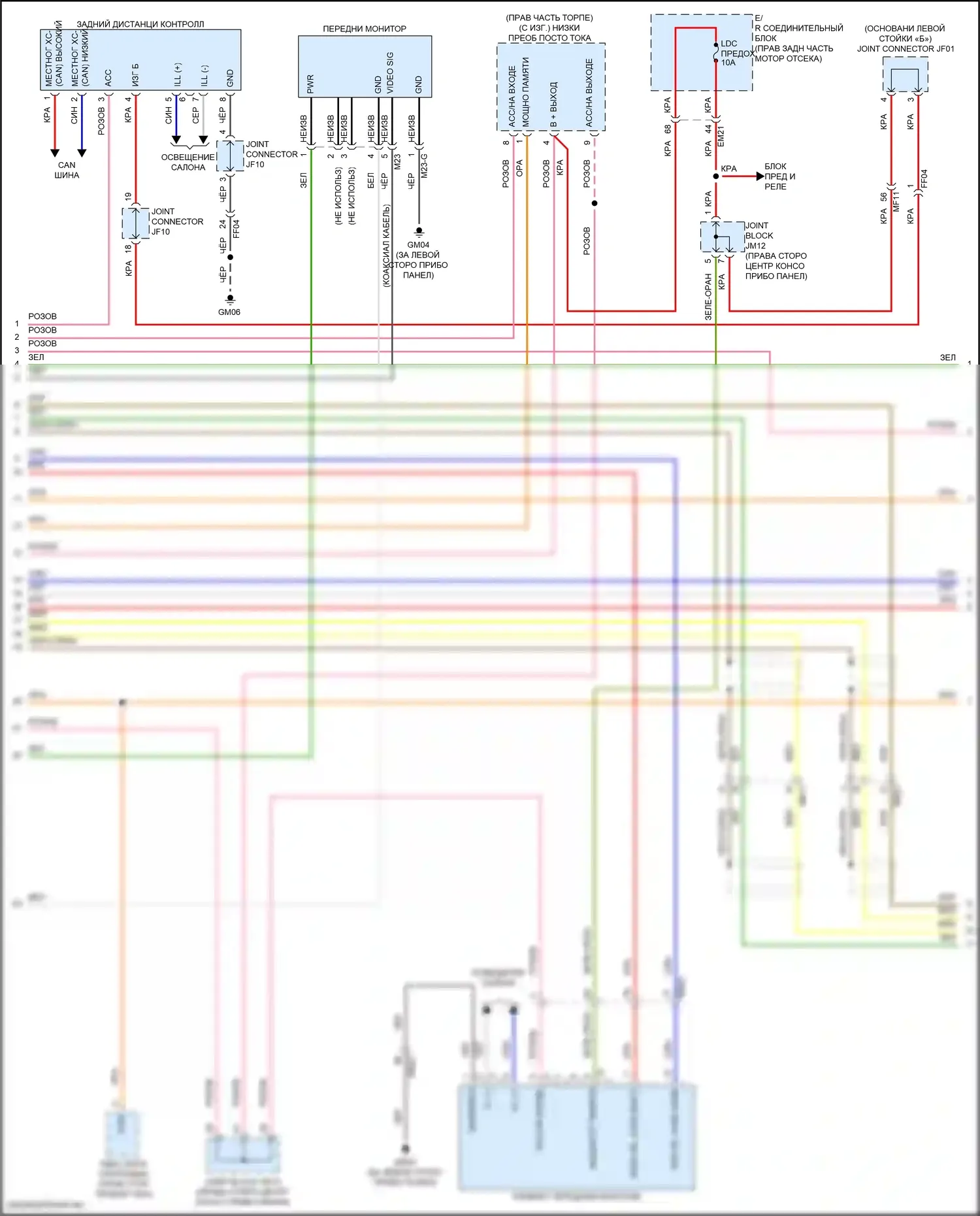 GV80 Genesis I (2020-2023): Электросхема навигации, с усилителем премиум-класса (2 из 8) 