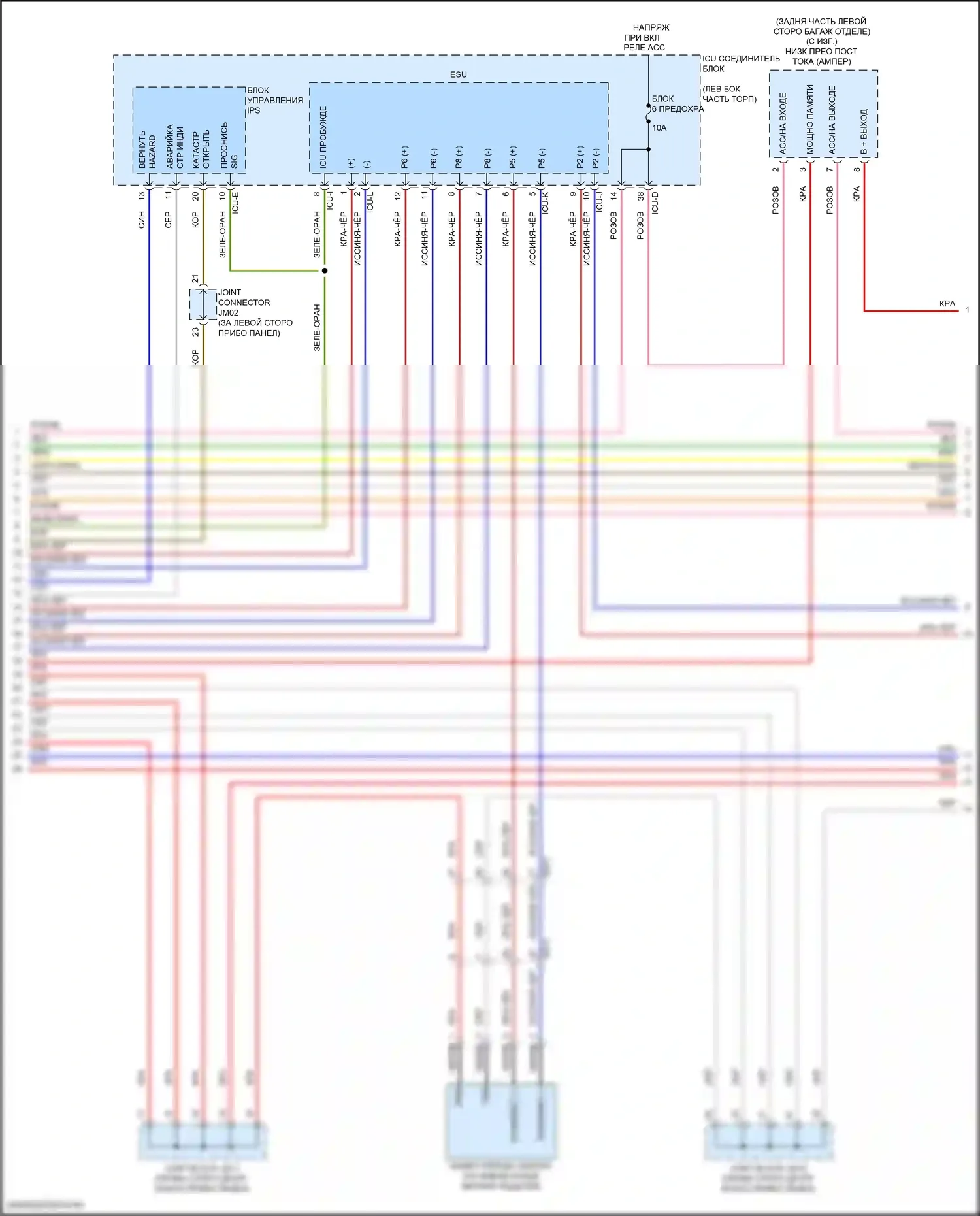 GV80 Genesis I (2020-2023): Электросхема навигации, с усилителем премиум-класса (6 из 8) 