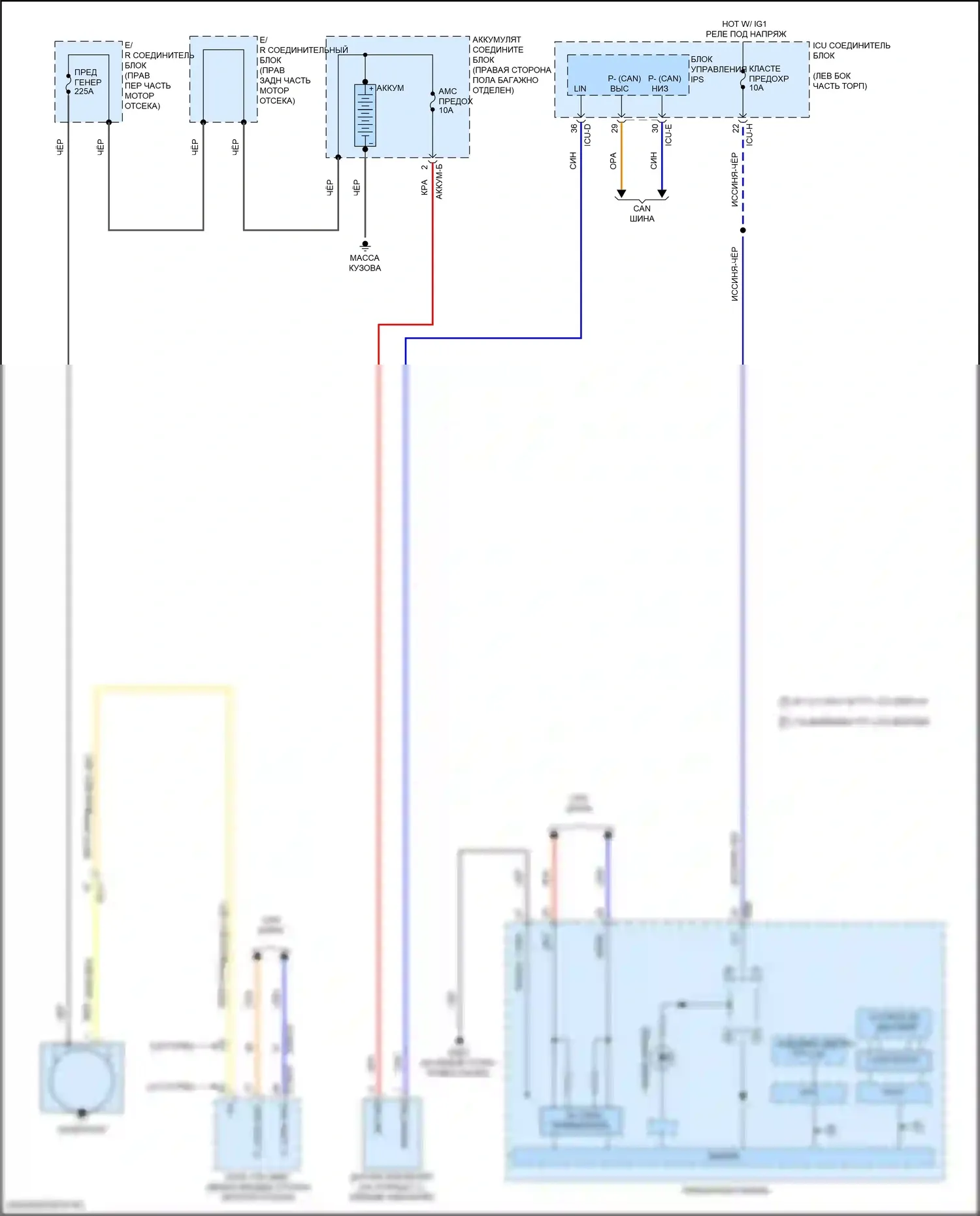 GV80 Genesis I (2020-2023): Электросхема генератора 