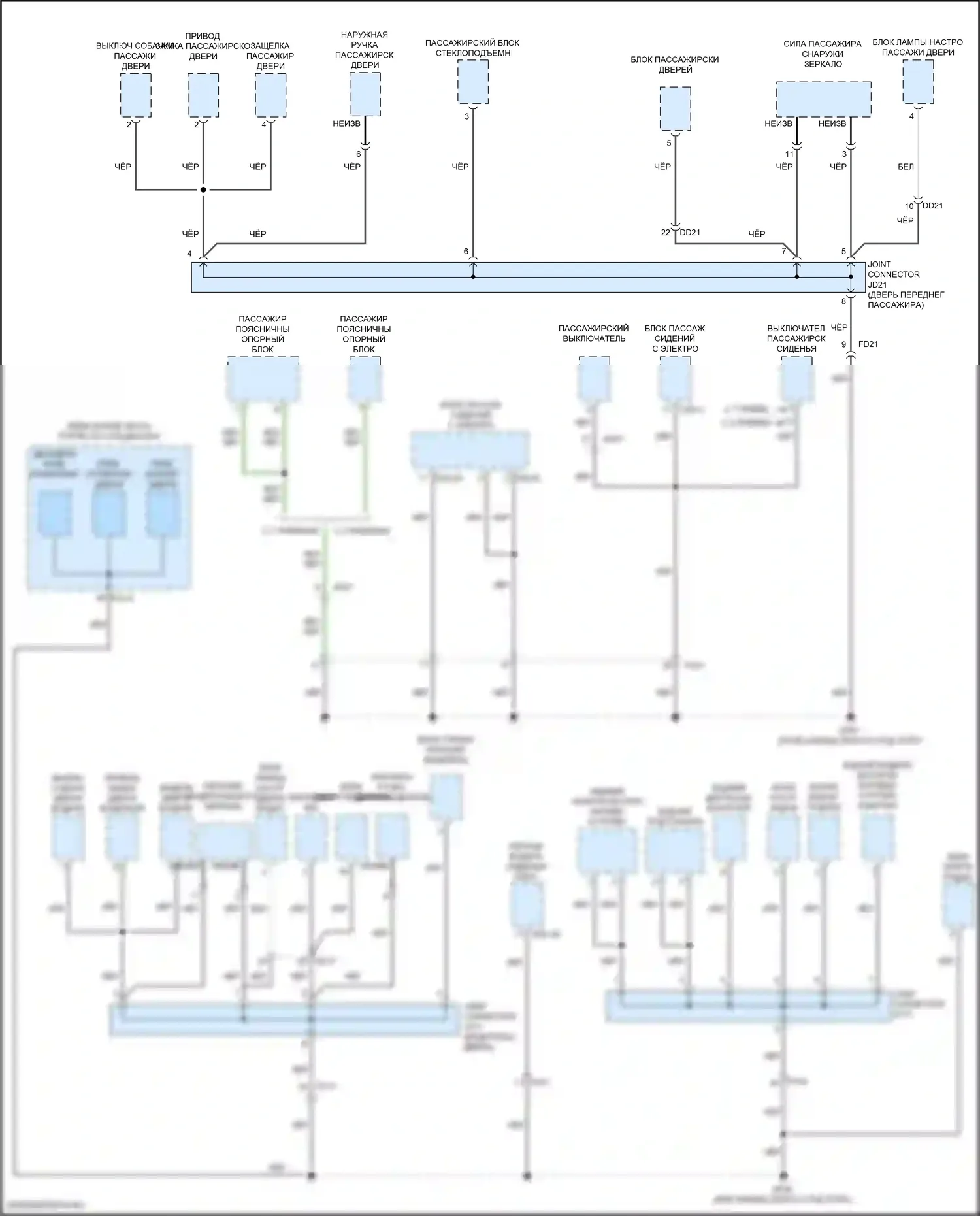GV80 Genesis I (2020-2023): Электросхема разводки массы (8 из 8) 