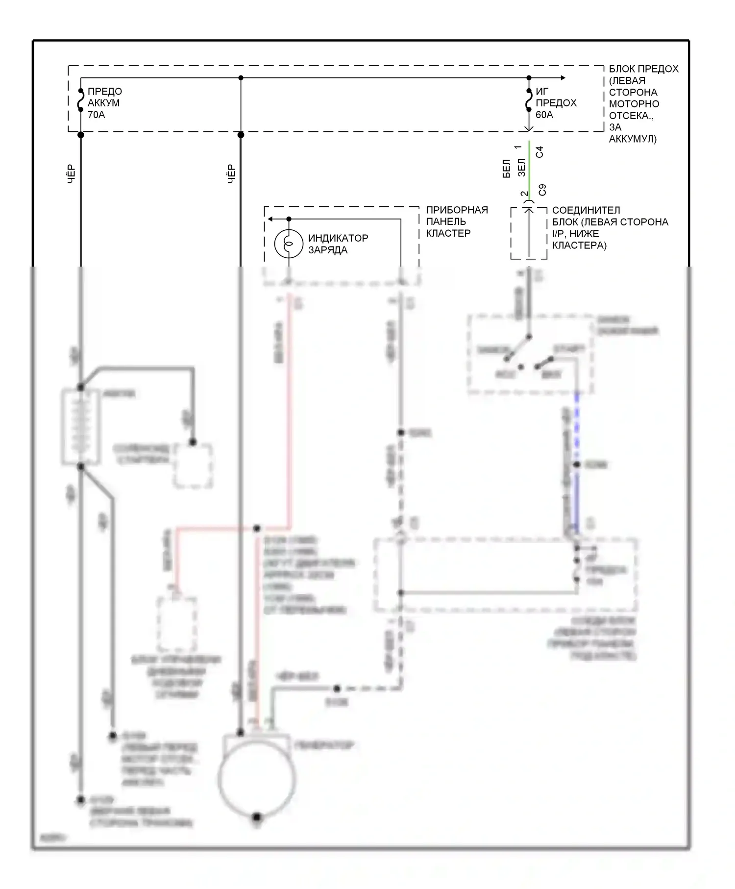 Metro Geo I (1989-1997): Электросхема генератора 