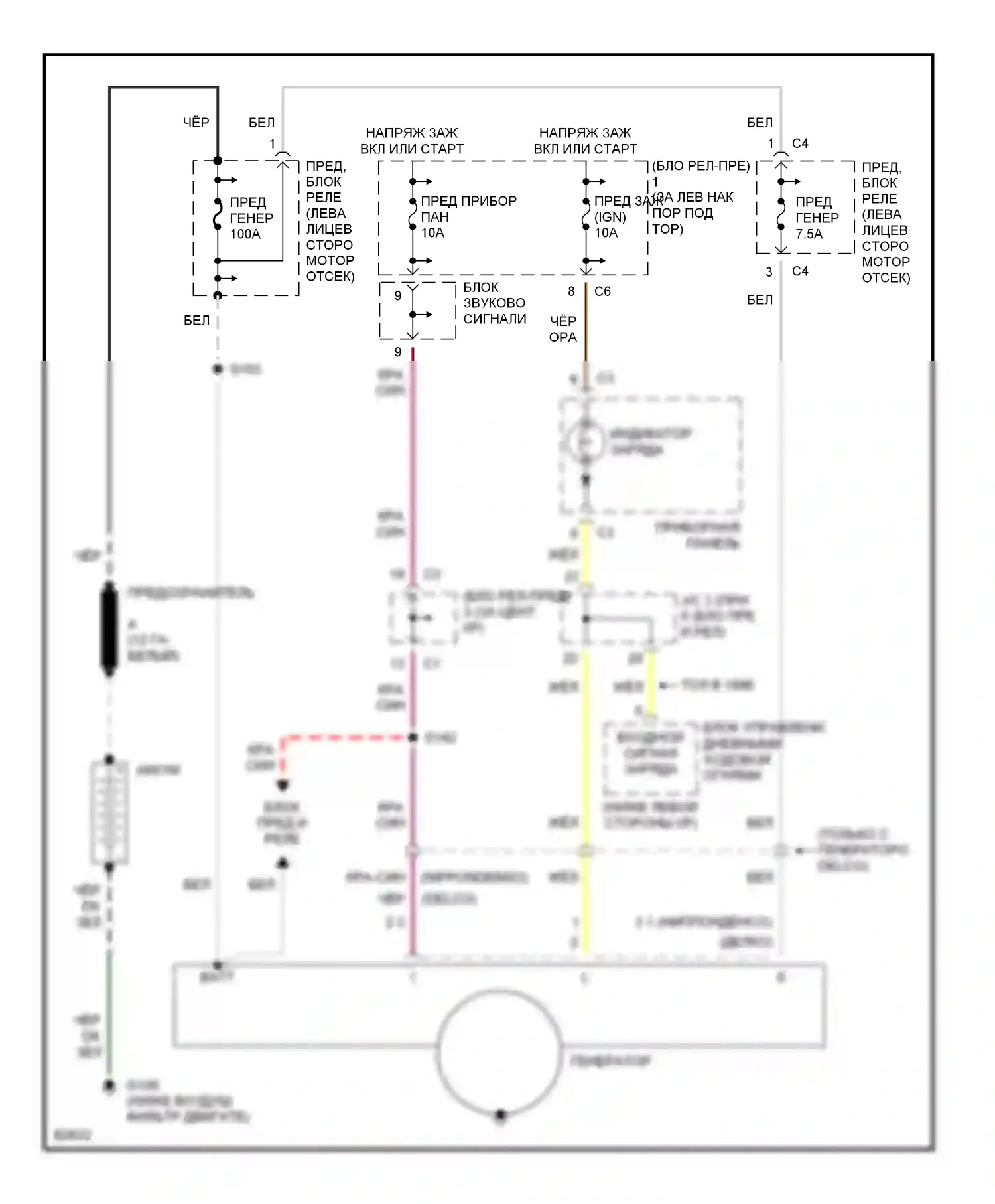 Prizm Geo II (1992-1997): Электросхема генератора 
