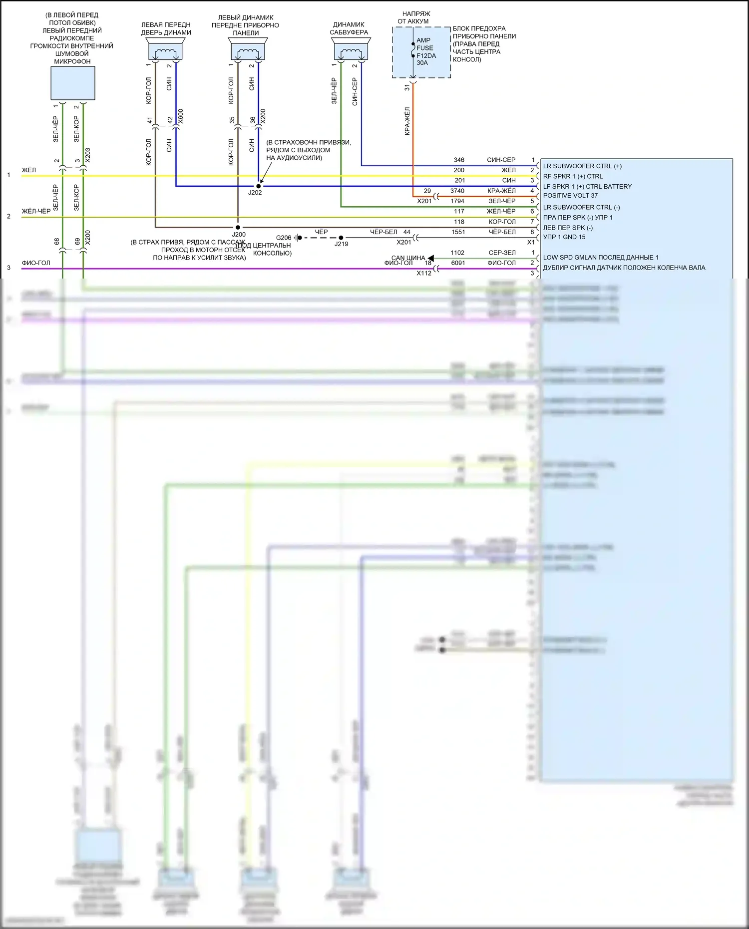 Acadia GMC II рестайлинг (2019-2024): Магнитола, средний/высокий уровень без активных шумов (4 из 4) 