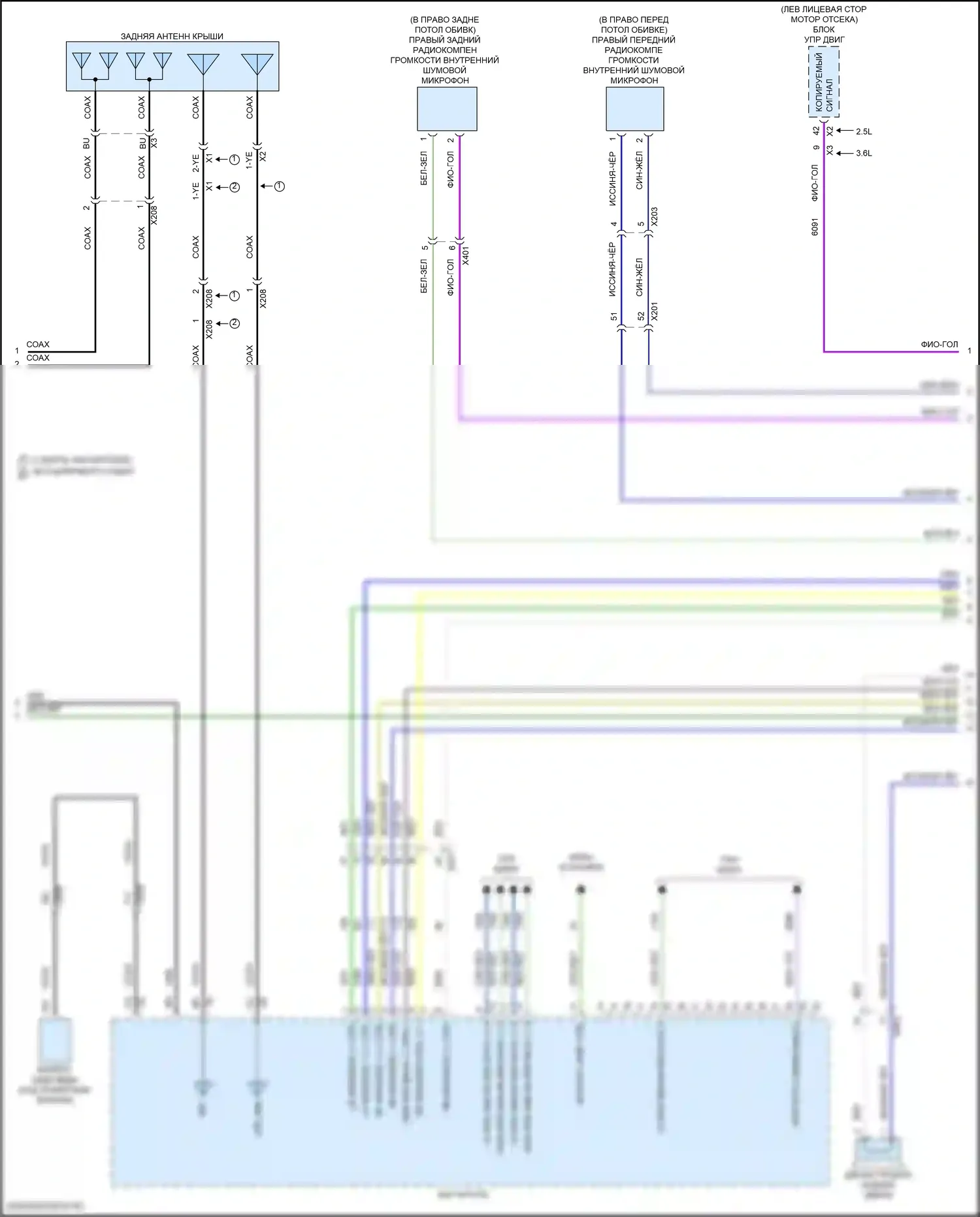 Acadia GMC II рестайлинг (2019-2024): Магнитола, средний/высокий уровень с активным шумом (3 из 4) 
