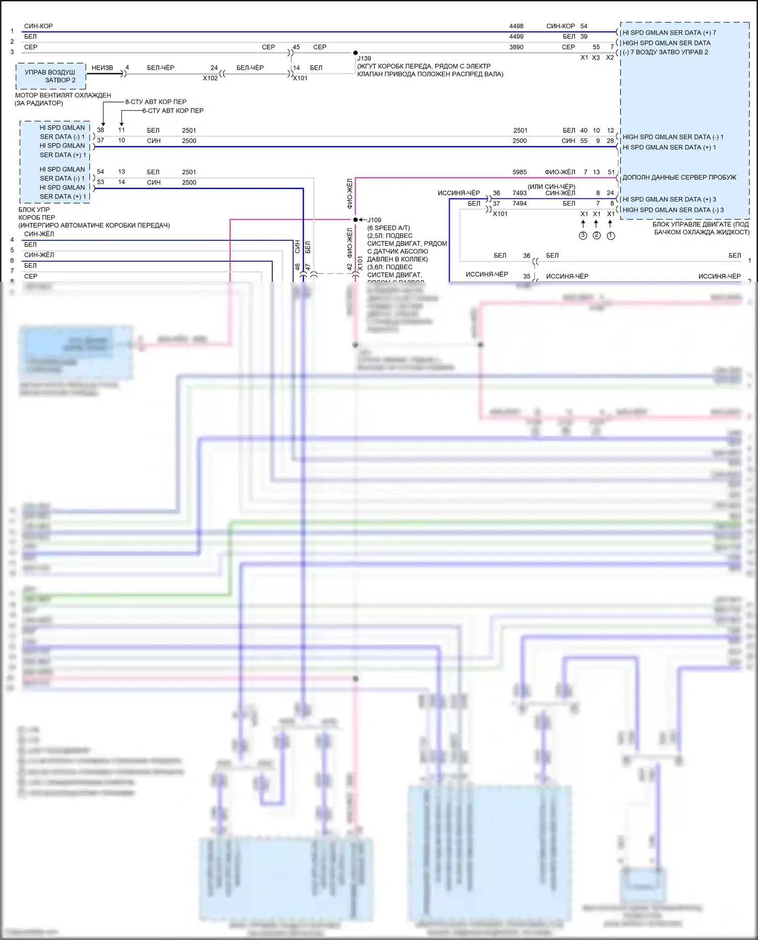 Canyon GMC II рестайлинг (2020-2022): Can шина электросхема (4 из 5) 
