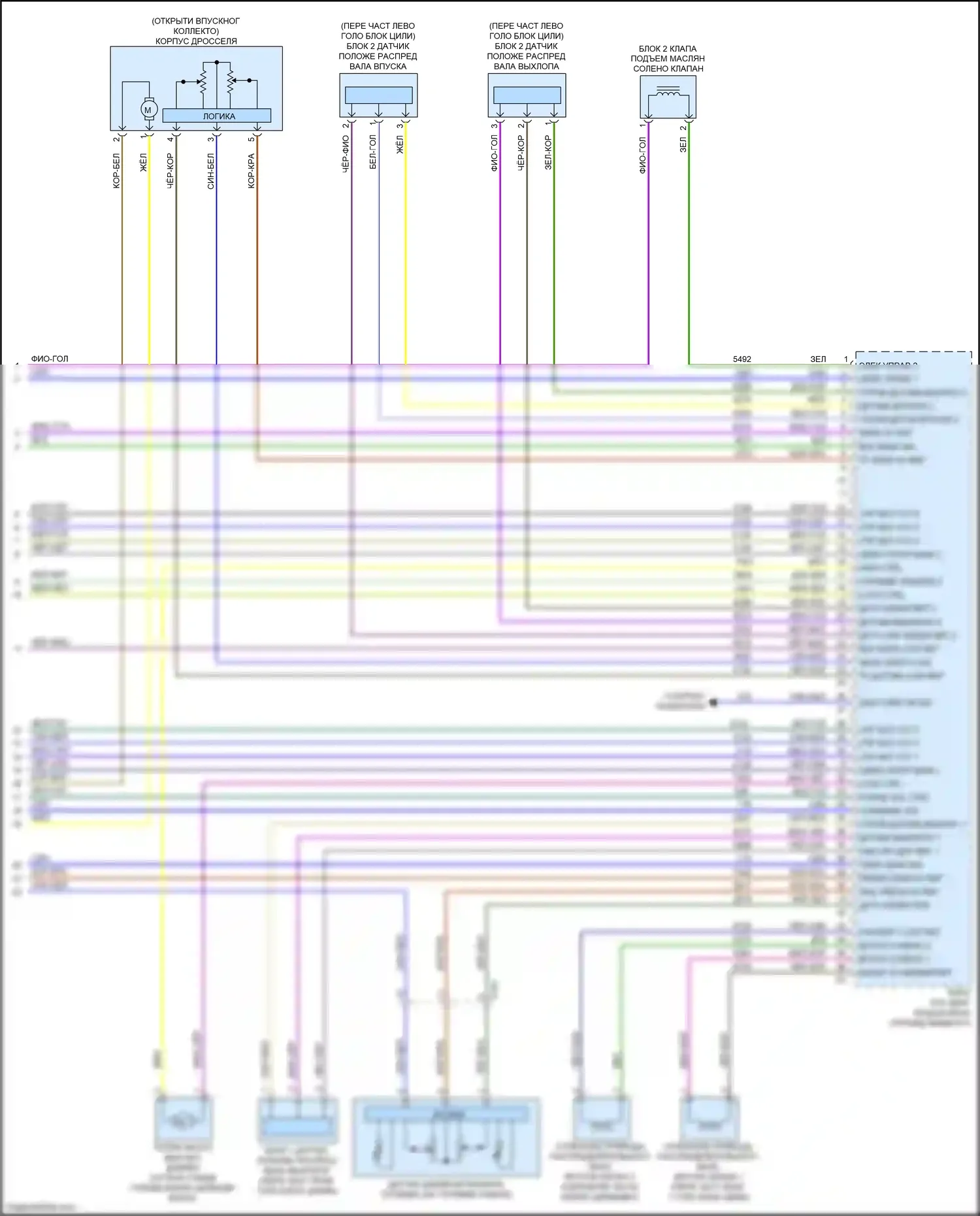 Canyon GMC II рестайлинг (2020-2022): Электросхема двигателя 3.6l vin n (9 из 9) 