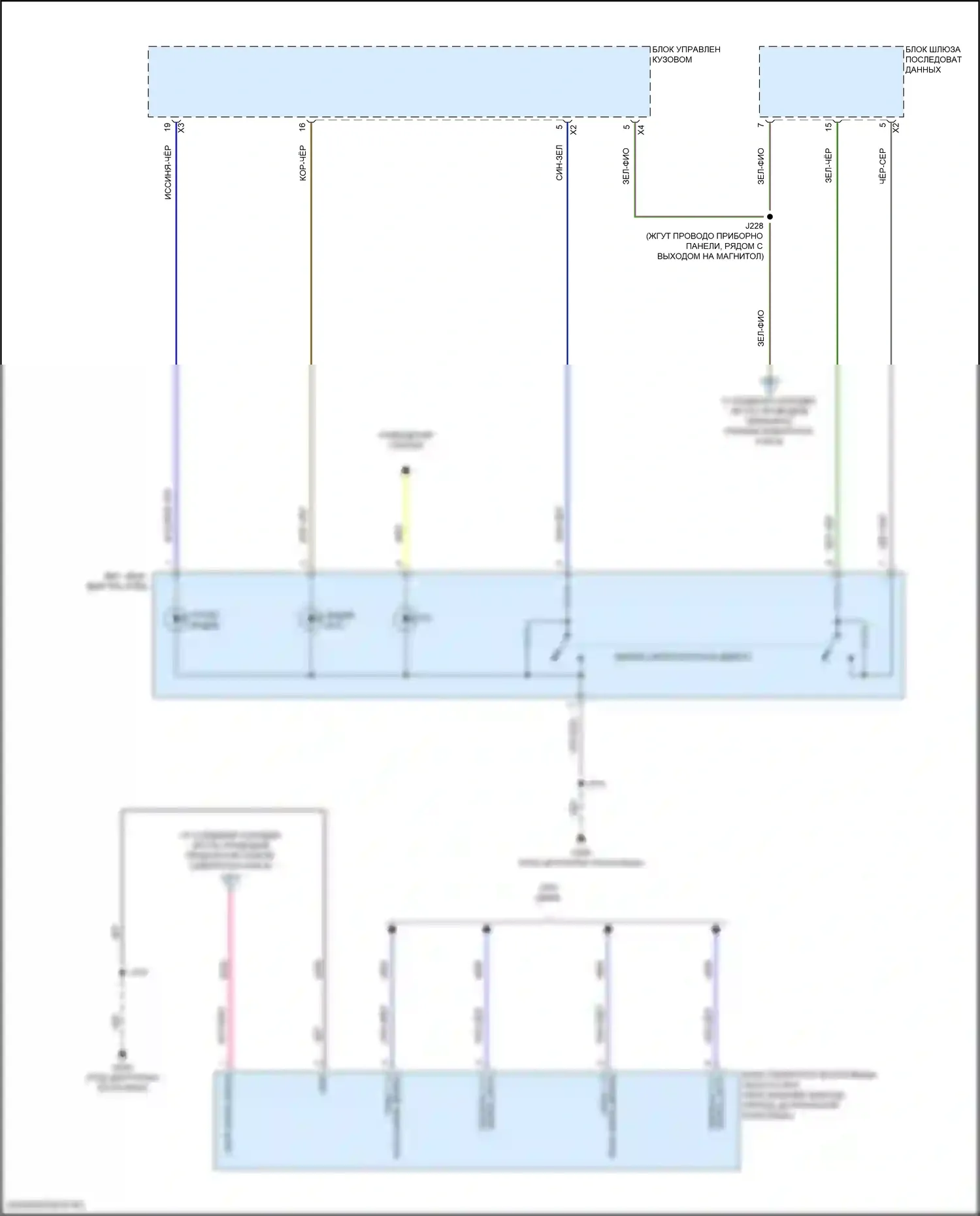 Canyon GMC III (2022-2024): Электросхема блока предохранителей реле (9 из 9) 