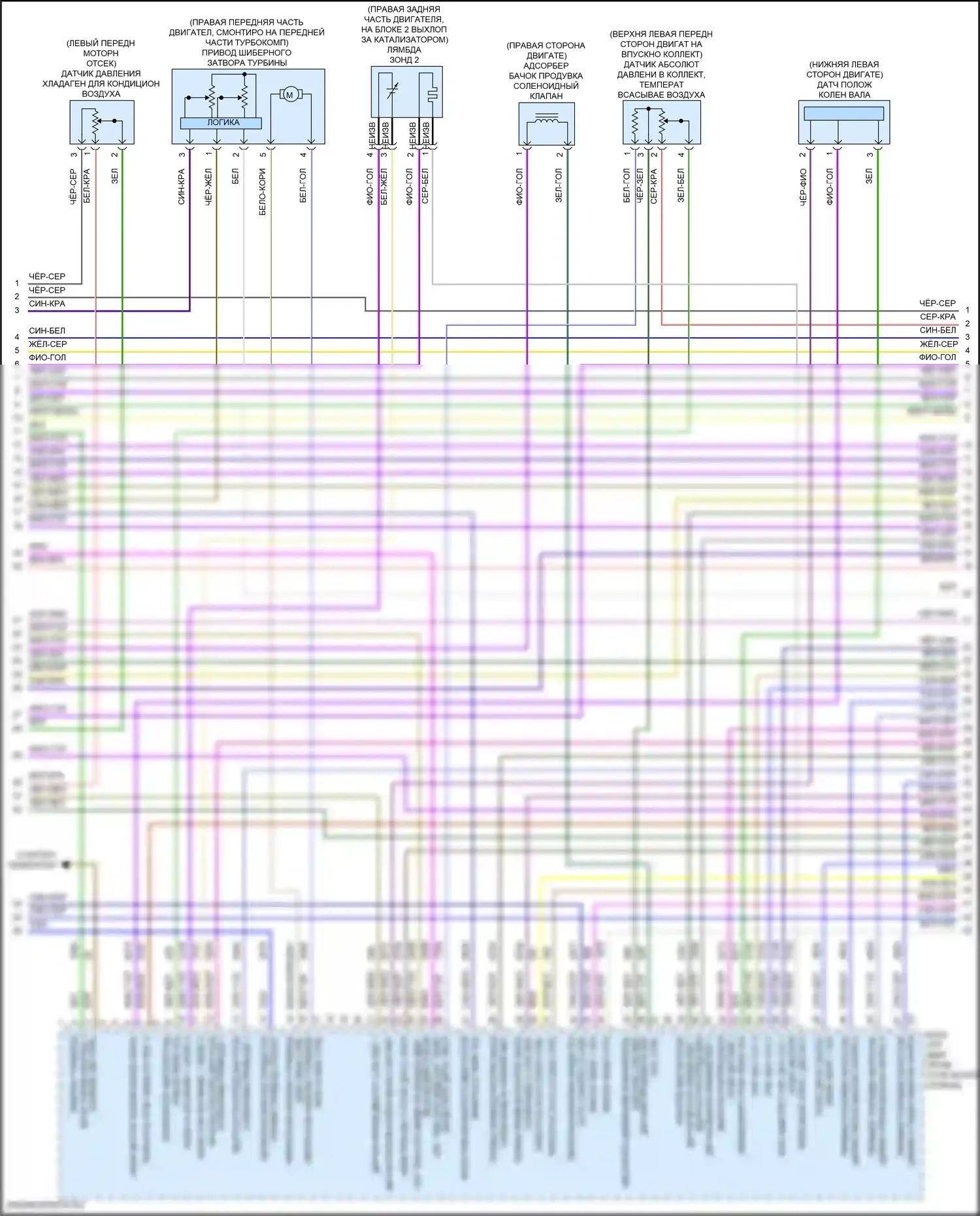Canyon GMC III (2022-2024): Электросхема двигателя 2.7l vin k (4 из 8) 