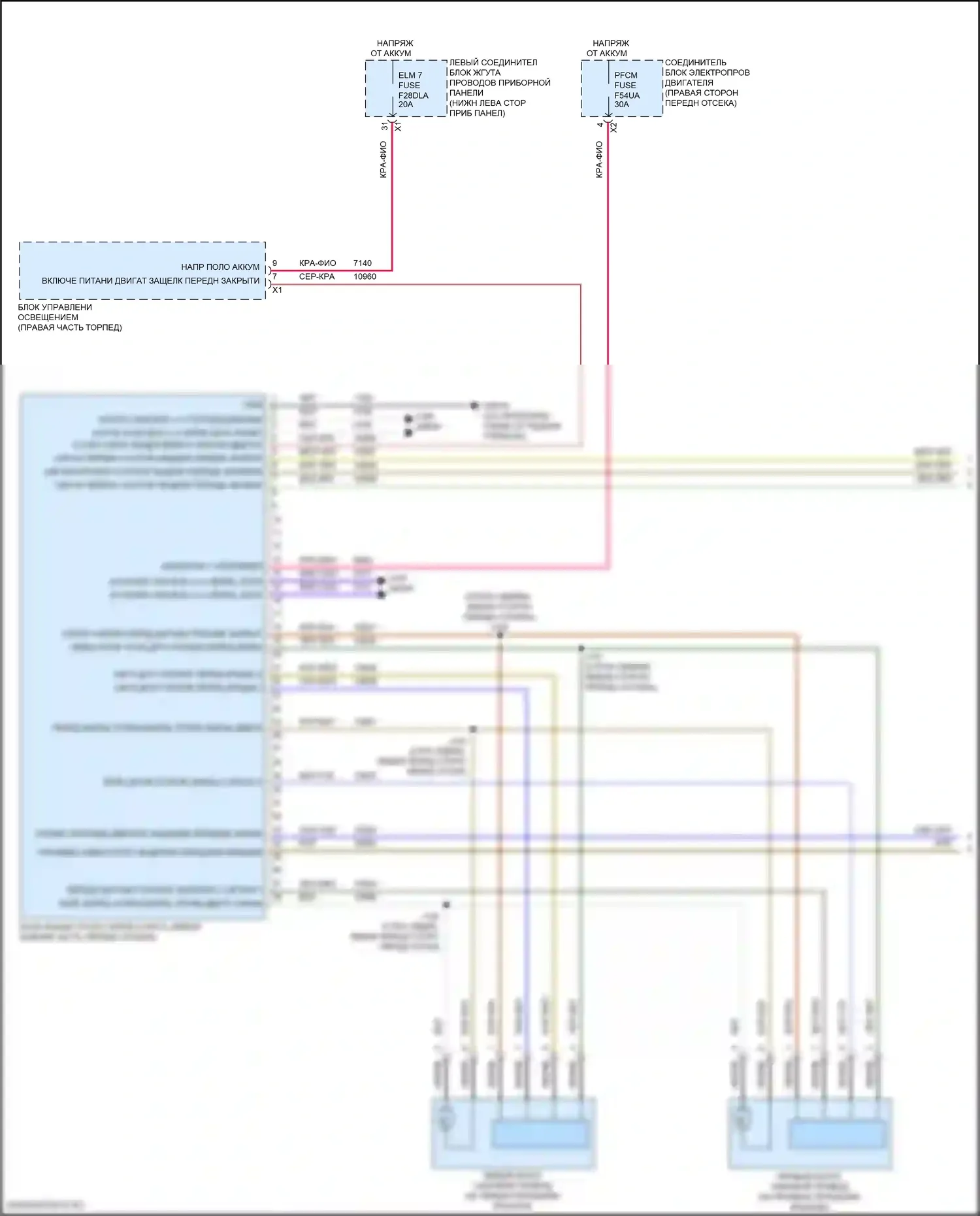Hummer EV GMC I (2021-2024): Электросхема разъединения багажника 