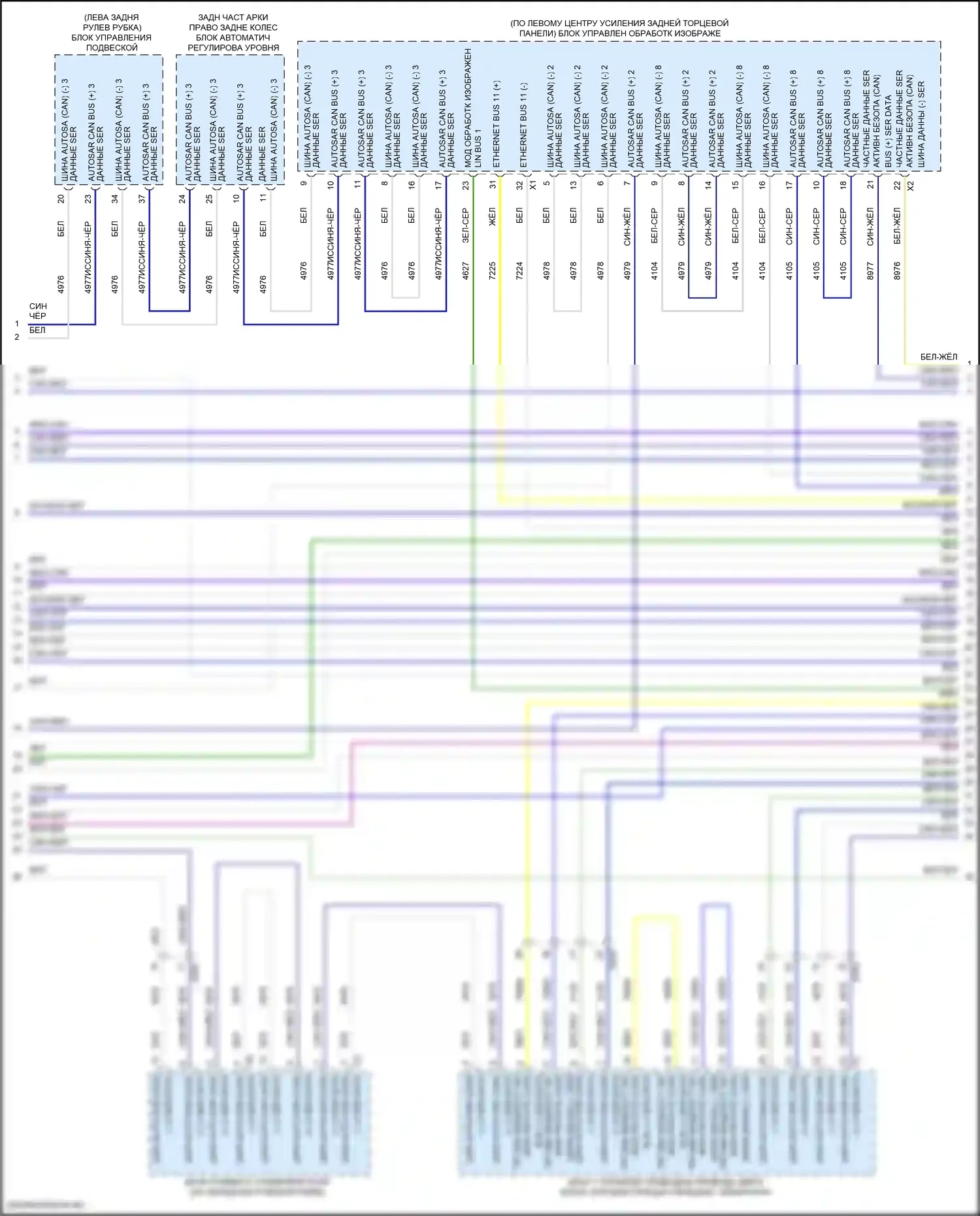 Hummer EV GMC I (2021-2024): Can шина электросхема (3 из 11) 