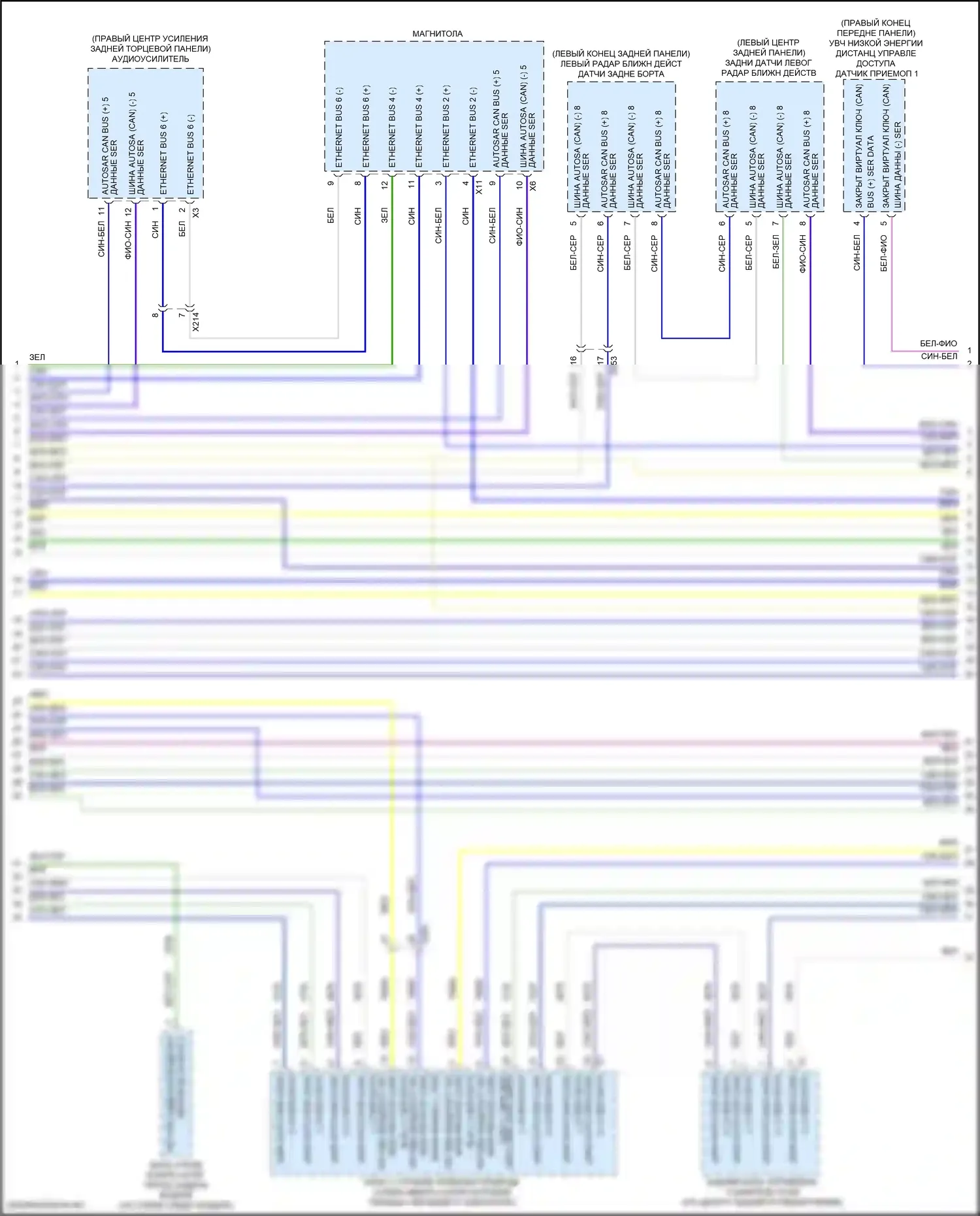 Hummer EV GMC I (2021-2024): Can шина электросхема (6 из 11) 