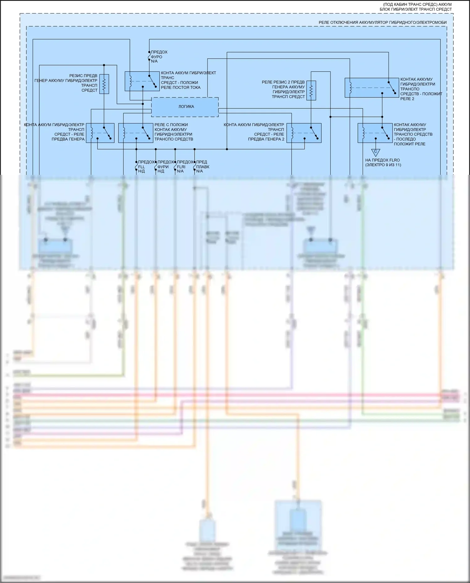 Hummer EV GMC I (2021-2024): Электросхема электрическая двигателя (10 из 11) 