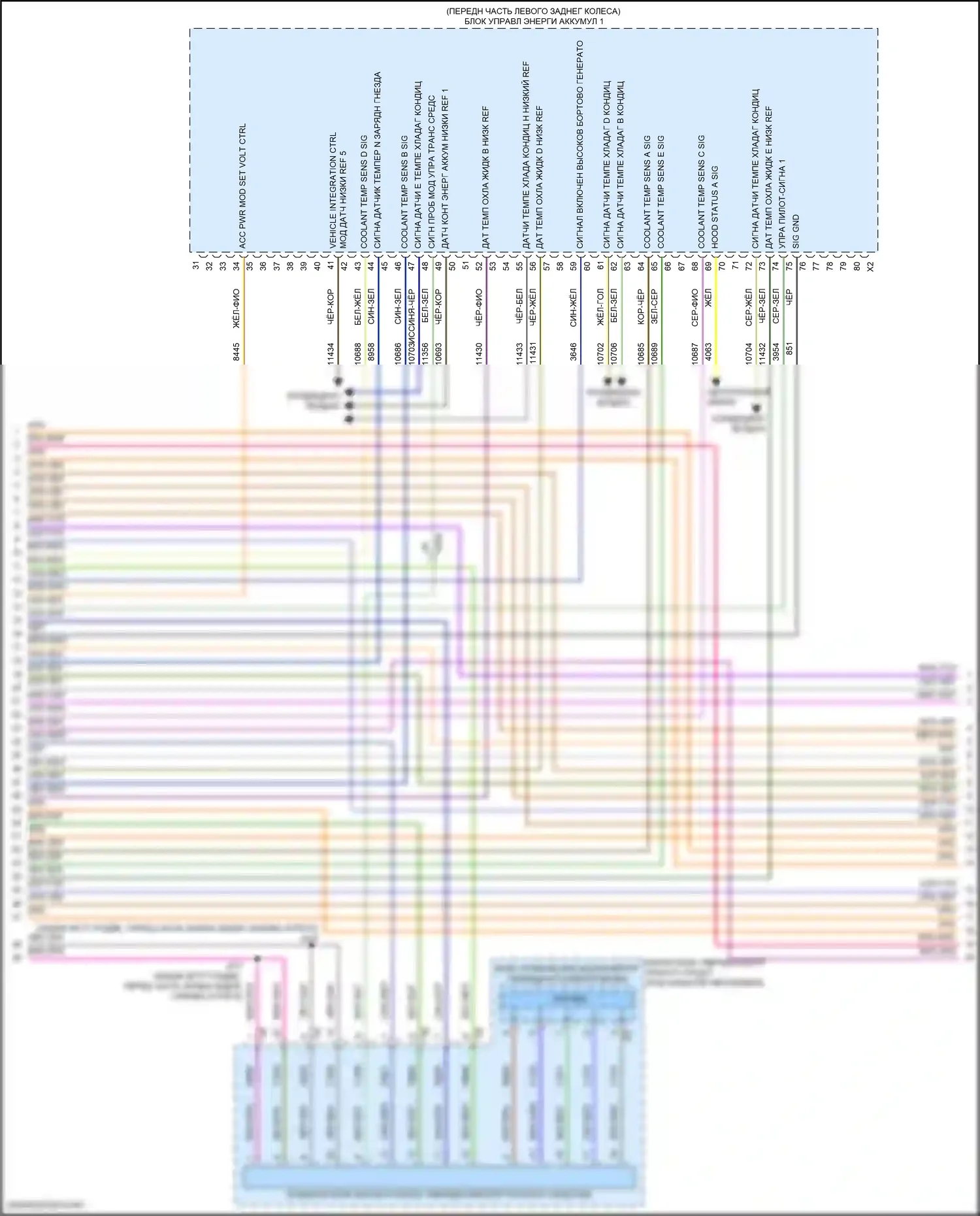 Hummer EV GMC I (2021-2024): Электросхема электрическая двигателя (8 из 11) 