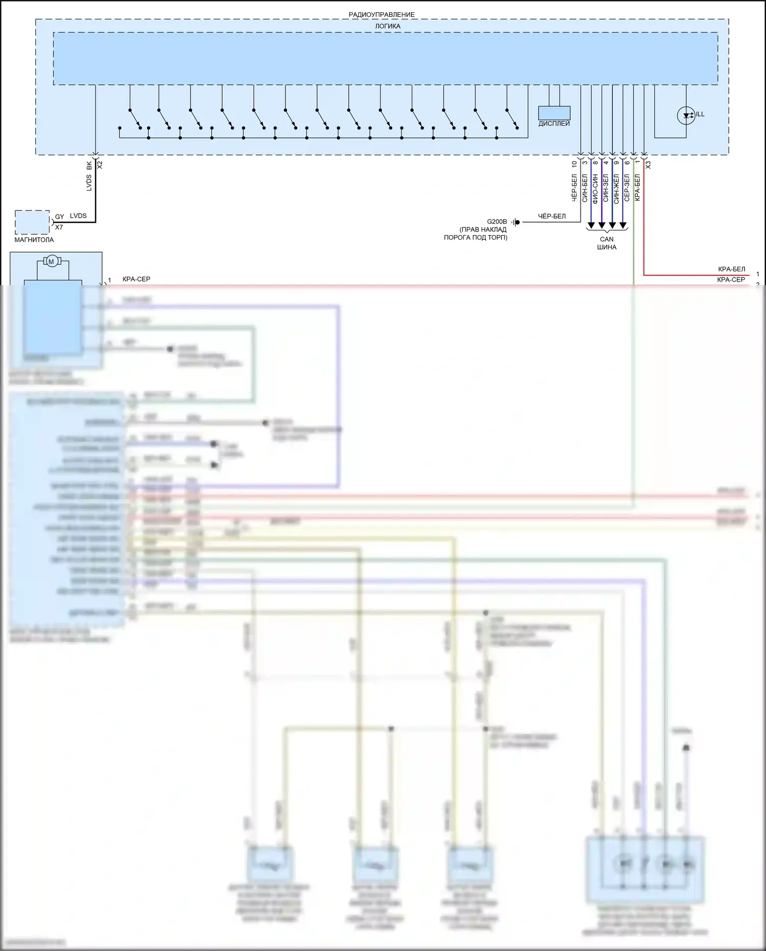 Hummer EV GMC I (2021-2024): Электросхема кондиционера (1 из 6) 