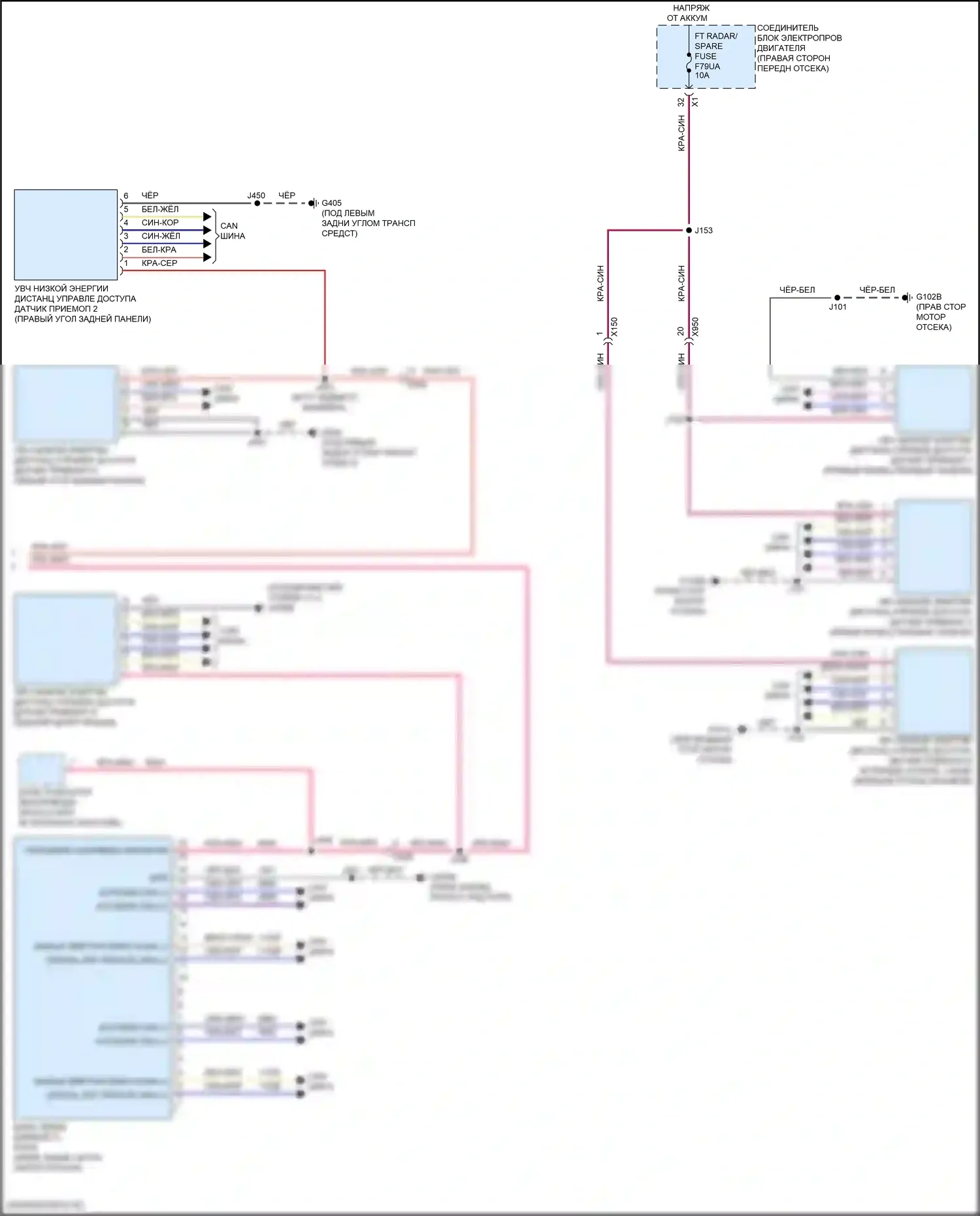 Hummer EV GMC I (2021-2024): Сигнализации электросхема (6 из 6) 