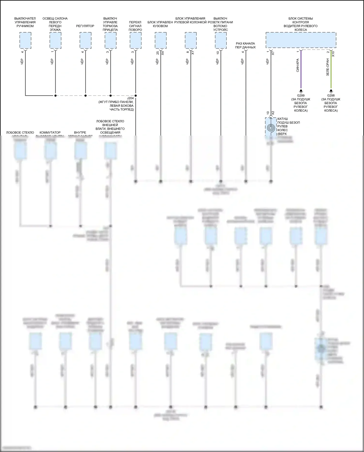 Hummer EV GMC I (2021-2024): Электросхема разводки массы (4 из 8) 