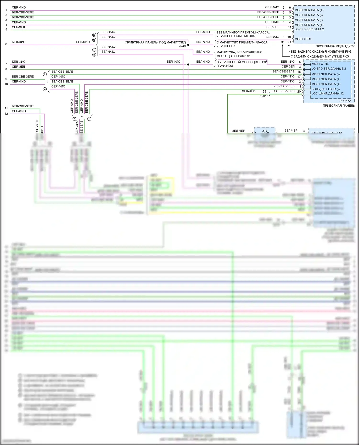 Sierra GMC III рестайлинг (2015-2018): 6,6л vin y, can шина электросхема (5 из 8) 