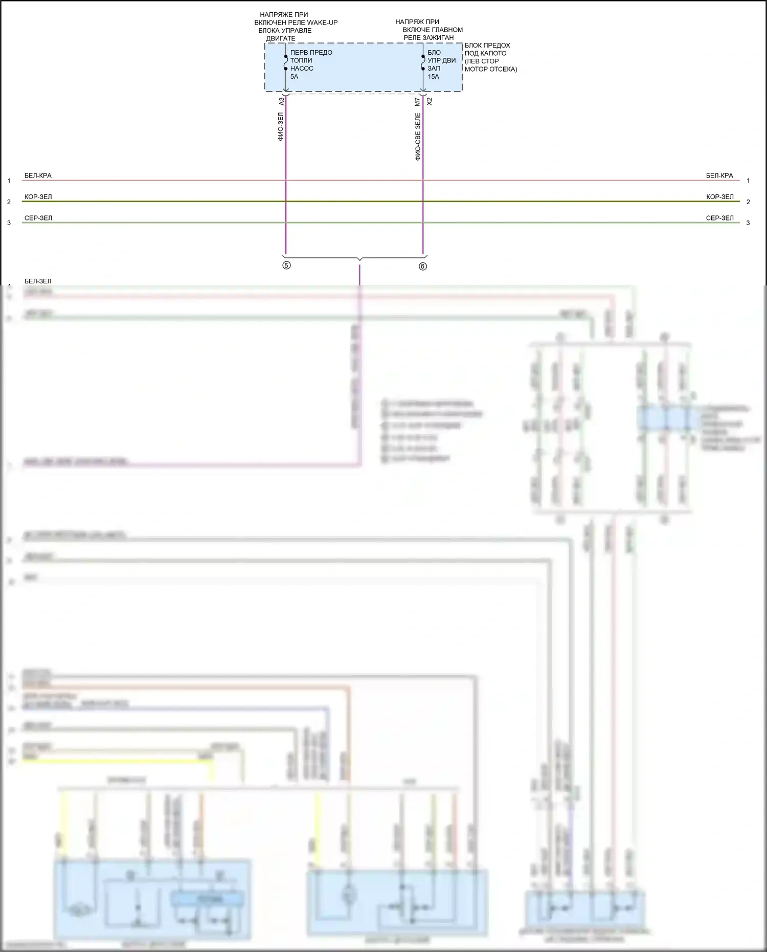 Sierra GMC III рестайлинг (2015-2018): Электросхема круиз-контроля (2 из 3) 