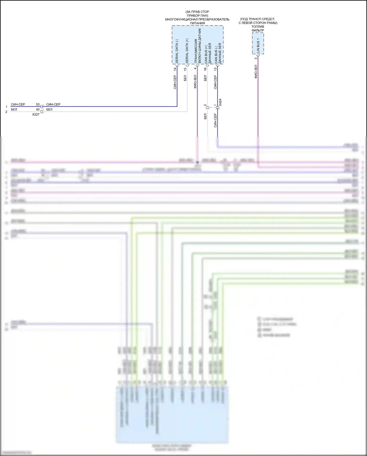 Sierra GMC IV рестайлинг (2022-2024): Can шина электросхема (10 из 13) 