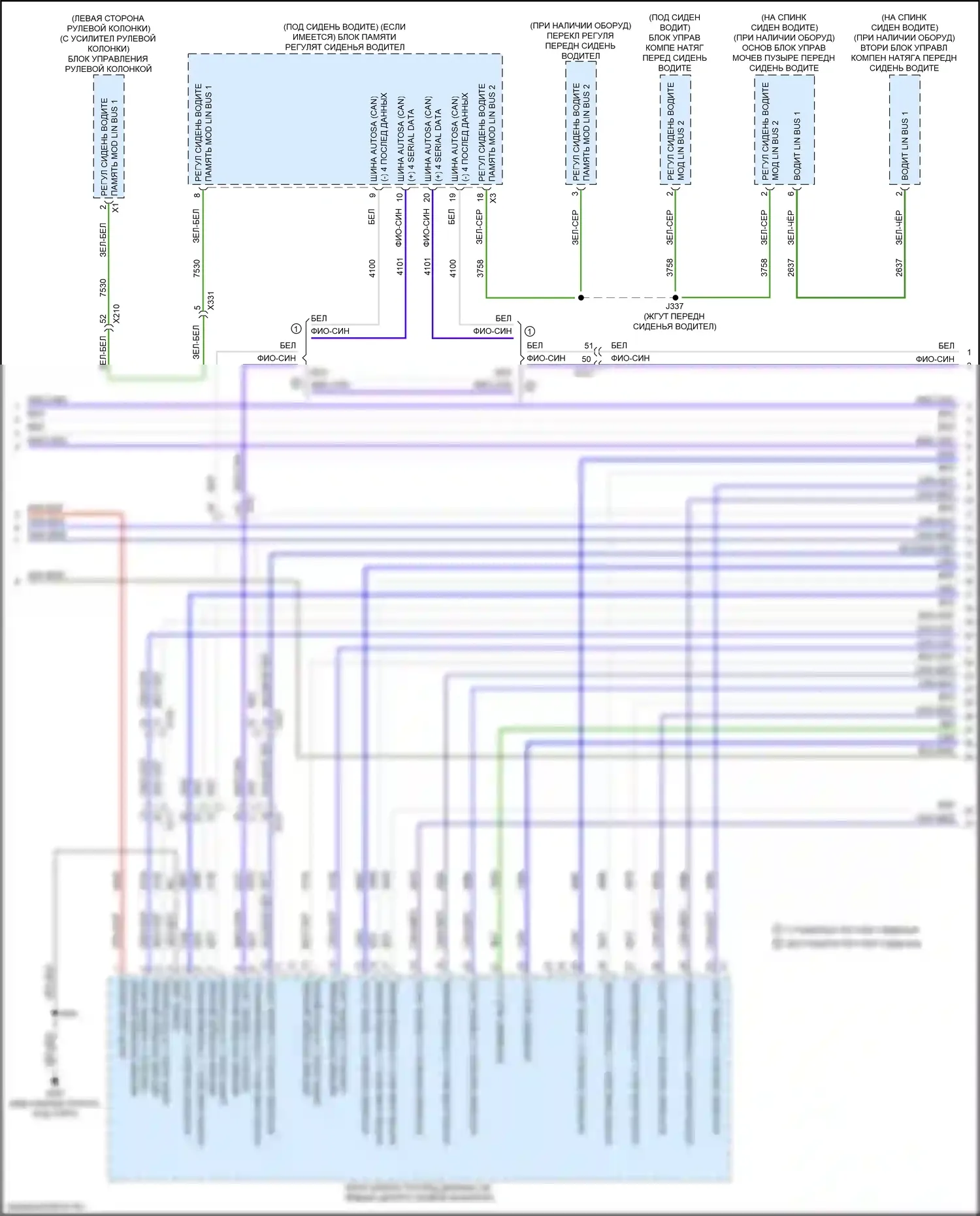 Sierra GMC IV рестайлинг (2022-2024): Can шина электросхема (2 из 13) 
