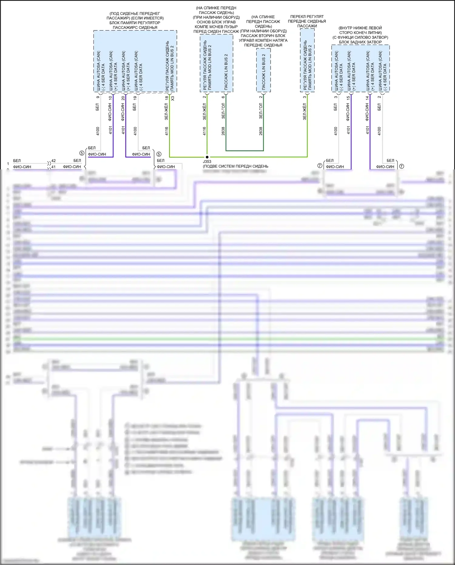 Sierra GMC IV рестайлинг (2022-2024): Can шина электросхема (3 из 13) 