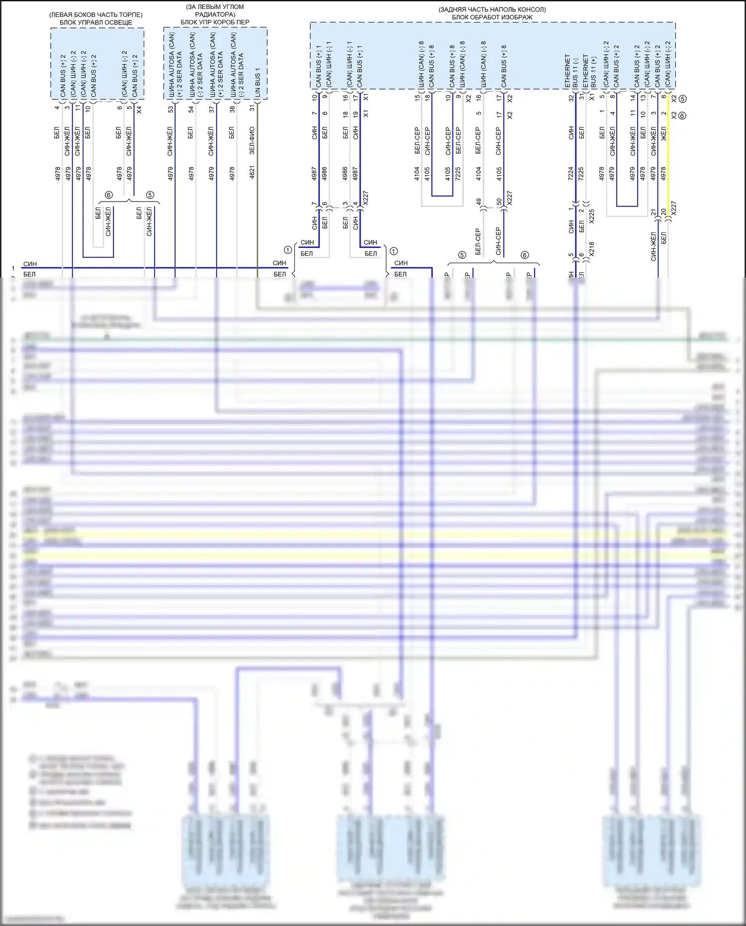 Sierra GMC IV рестайлинг (2022-2024): Can шина электросхема (7 из 13) 