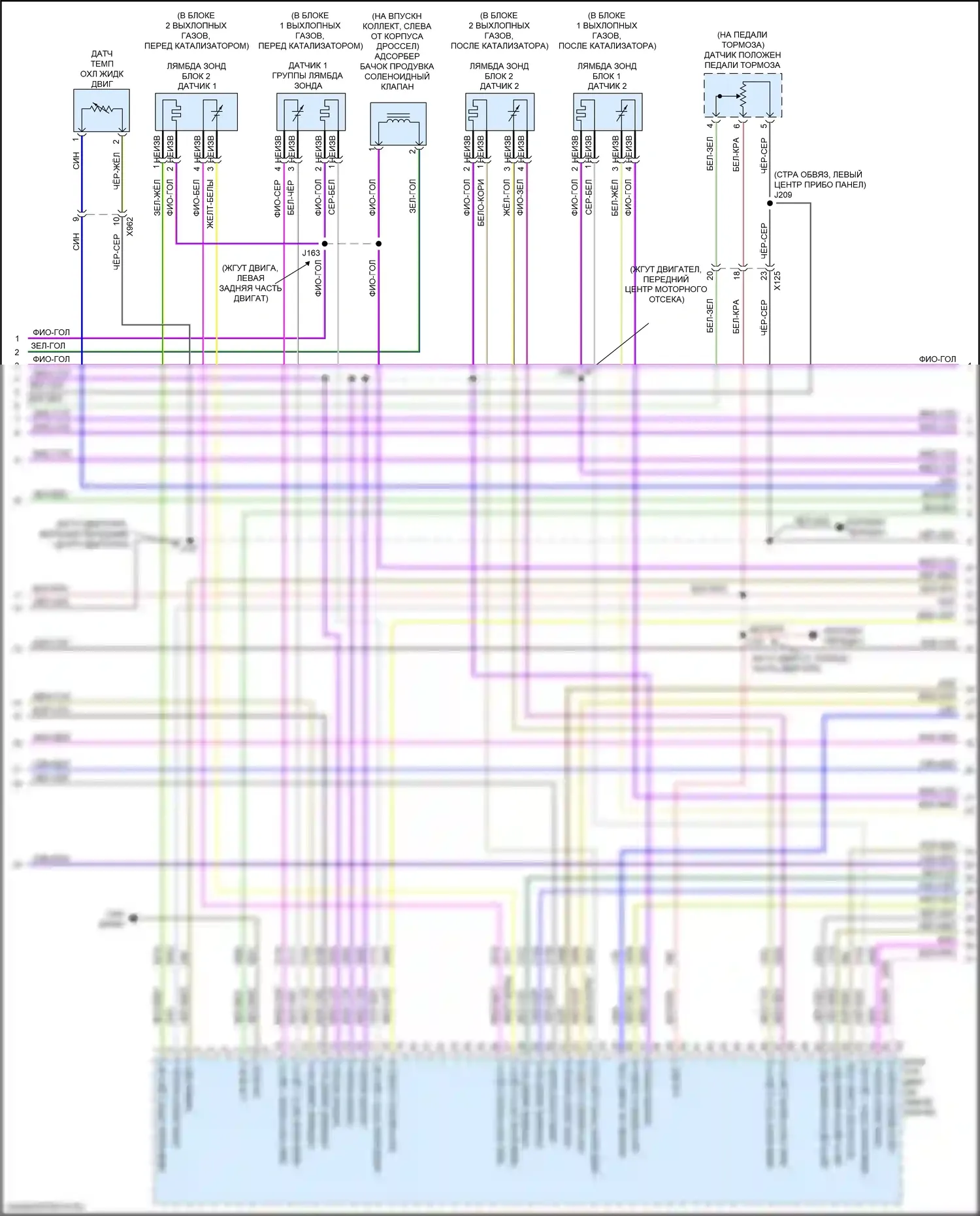 Sierra GMC IV рестайлинг (2022-2024): Электросхема двигателя 5.3l vin d (4 из 7) 