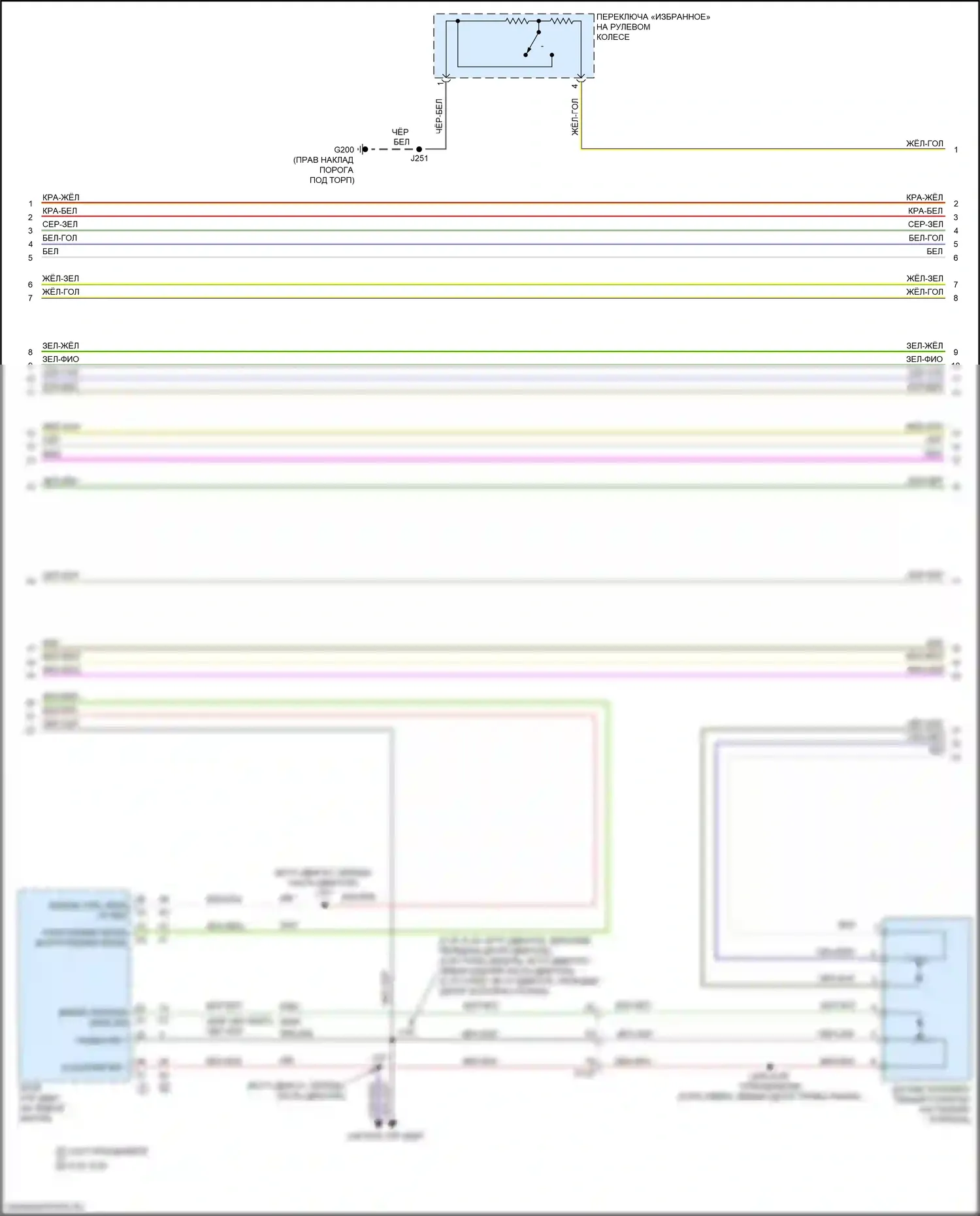 Sierra GMC IV рестайлинг (2022-2024): Электросхема автоматической коробки передач, 10 оборотов (3 из 6) 