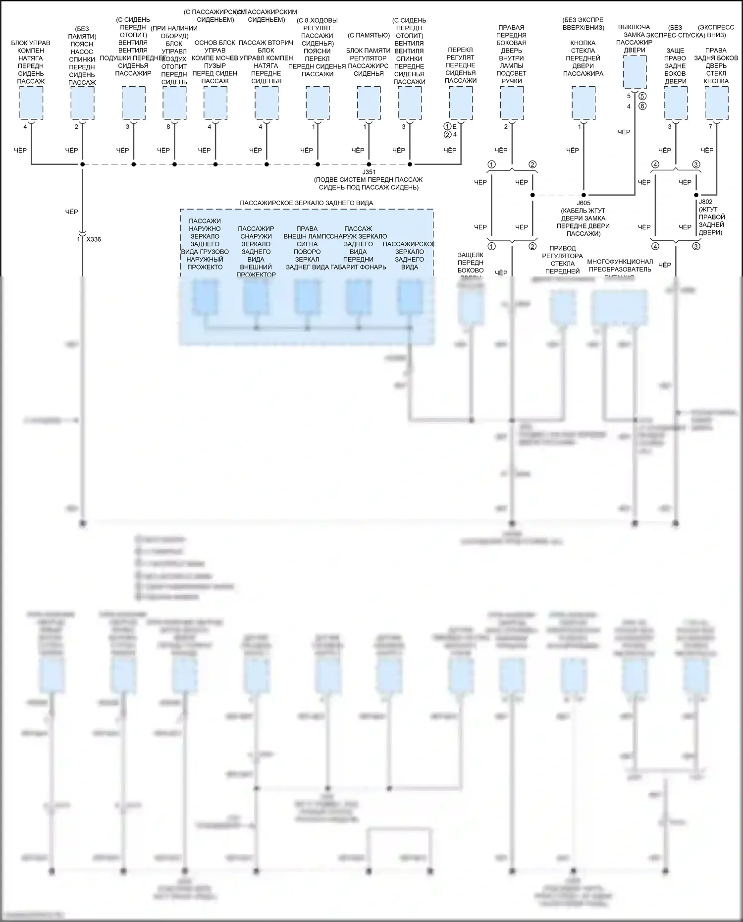 Sierra GMC IV рестайлинг (2022-2024): Электросхема точек подключения масс (8 из 9) 