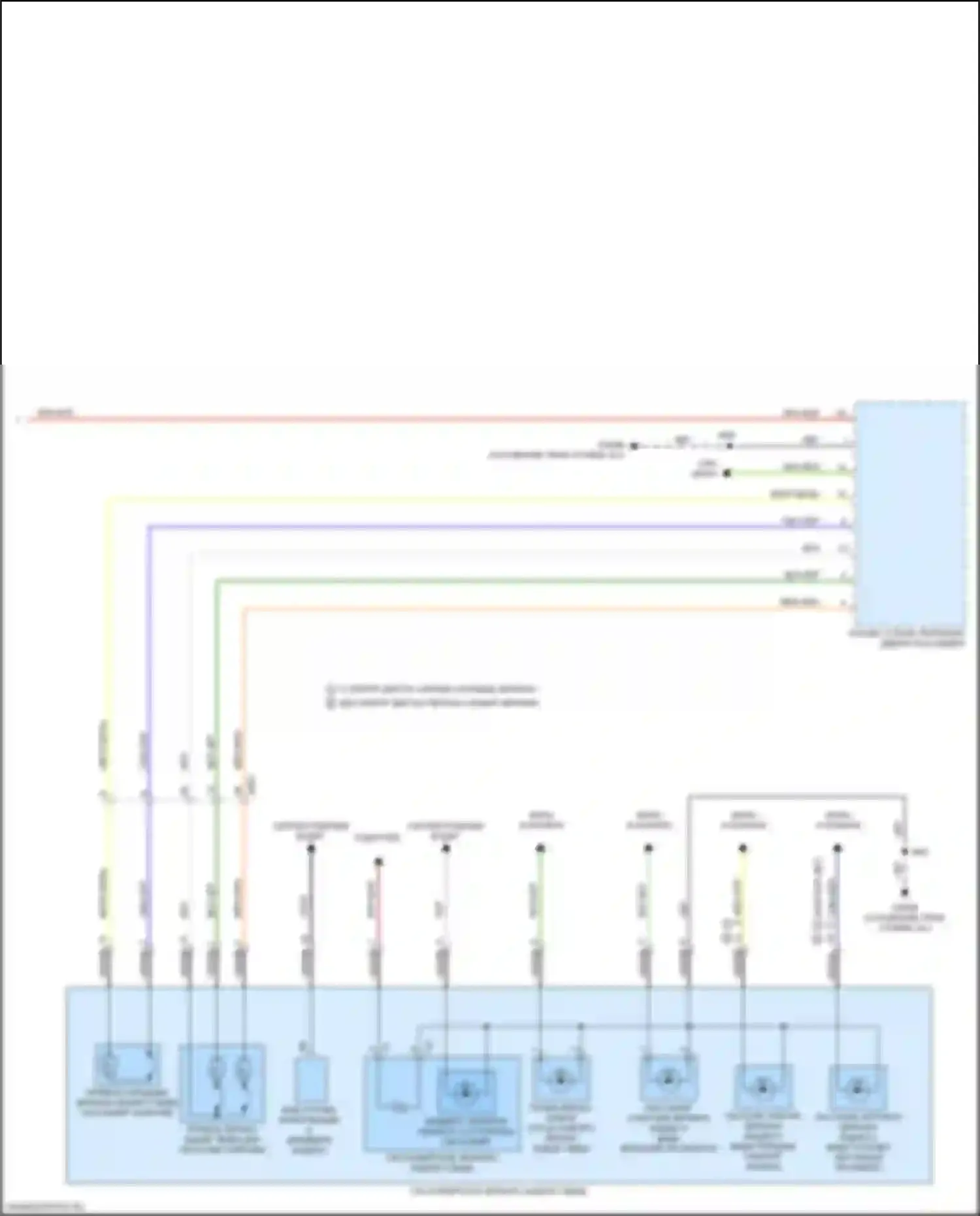 Sierra GMC IV рестайлинг (2022-2024): Управление зеркалами заднего вида электросхема (2 из 2) 