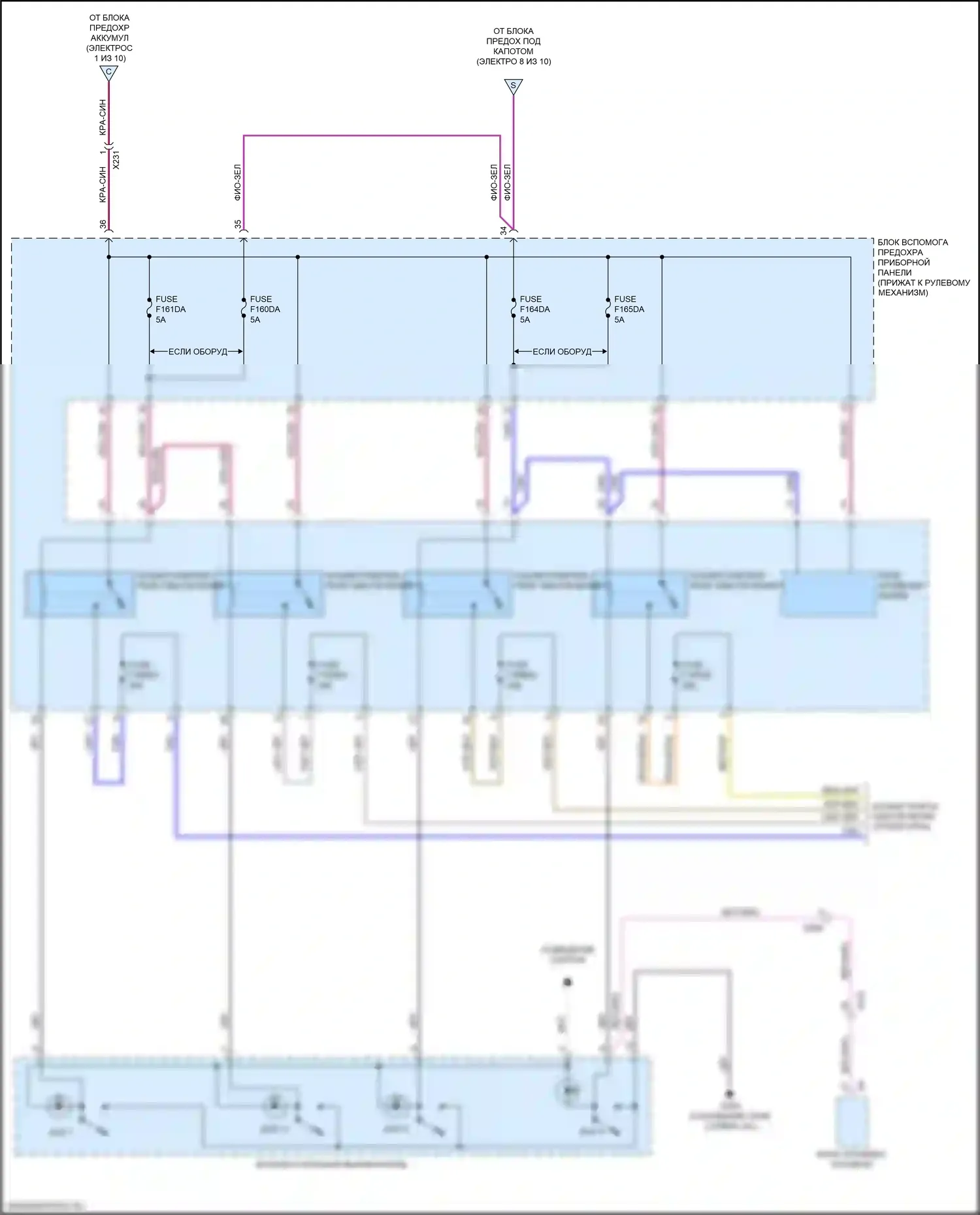 Sierra GMC IV (2018-2022): Электросхема блока предохранителей реле (10 из 10) 