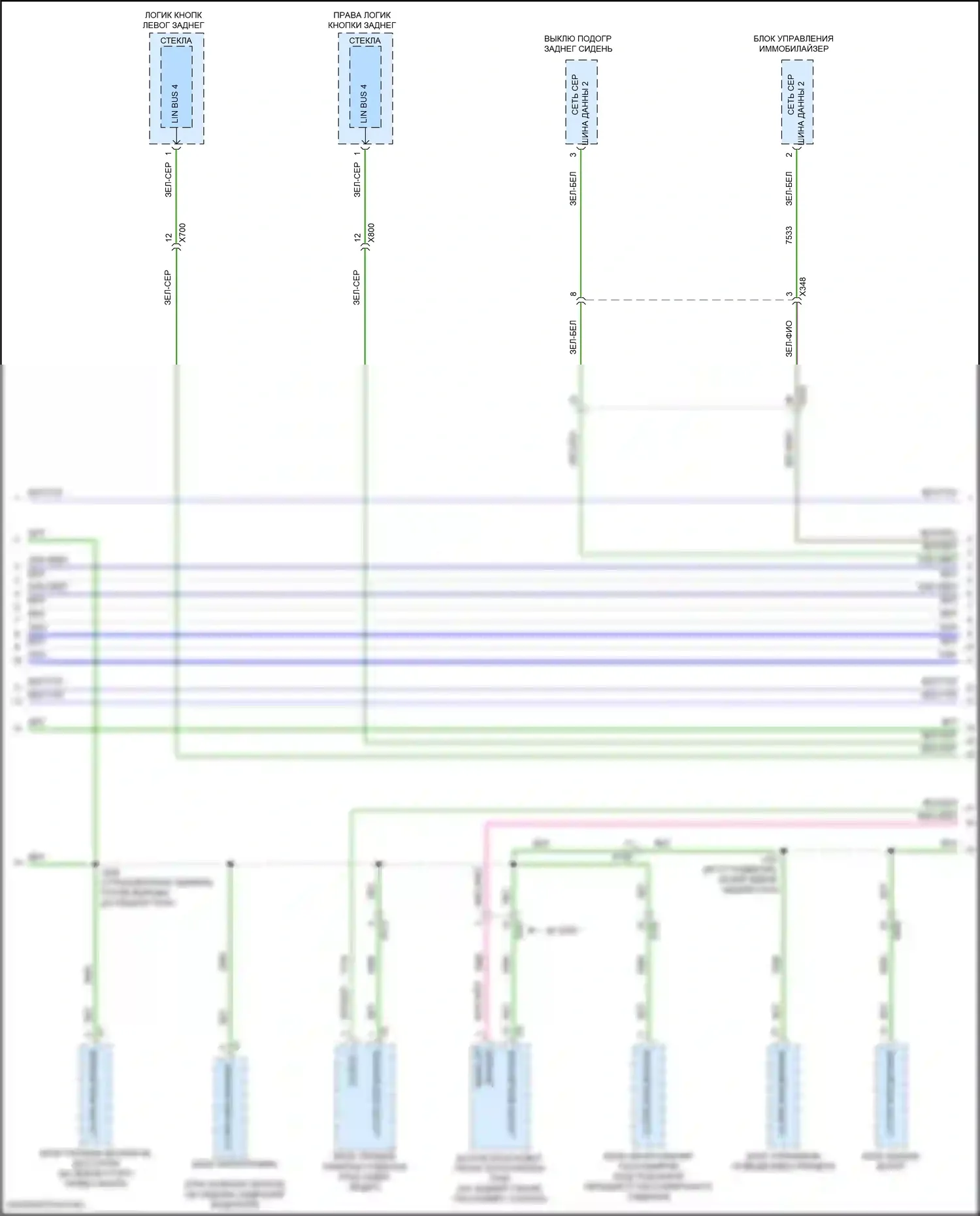 Sierra GMC IV (2018-2022): 6,6л vin 7, can шина электросхема (5 из 8) 
