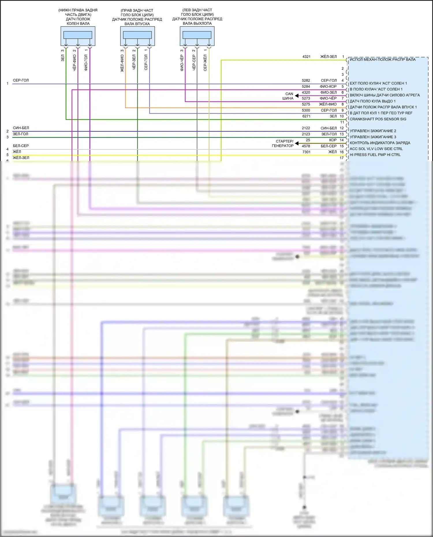 Terrain GMC II рестайлинг (2021-2024): Электросхема двигателя 1.5l vin v, калифорния (7 из 7) 