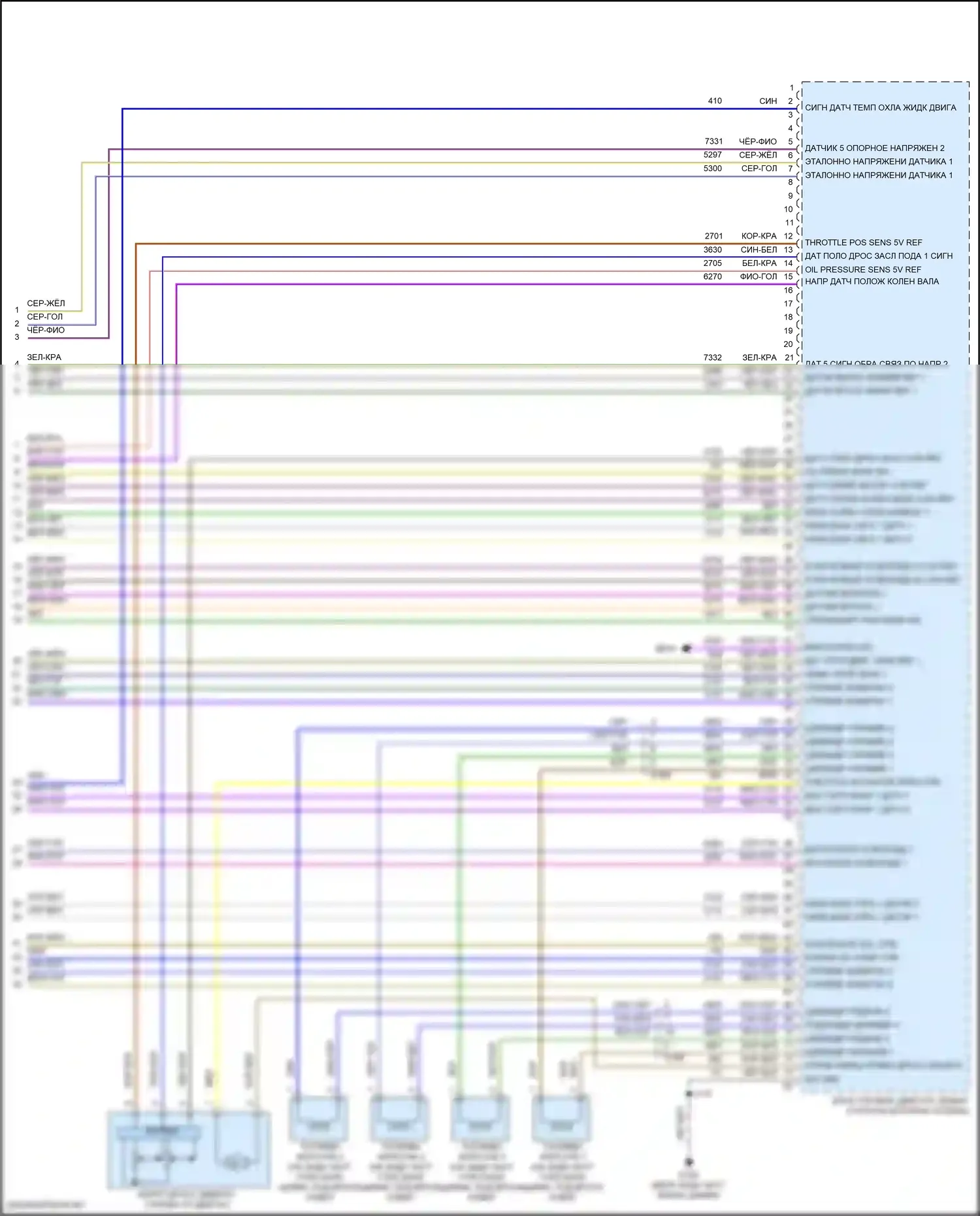 Terrain GMC II рестайлинг (2021-2024): Электросхема двигателя 1.5l vin v, кроме калифорнии (7 из 7) 