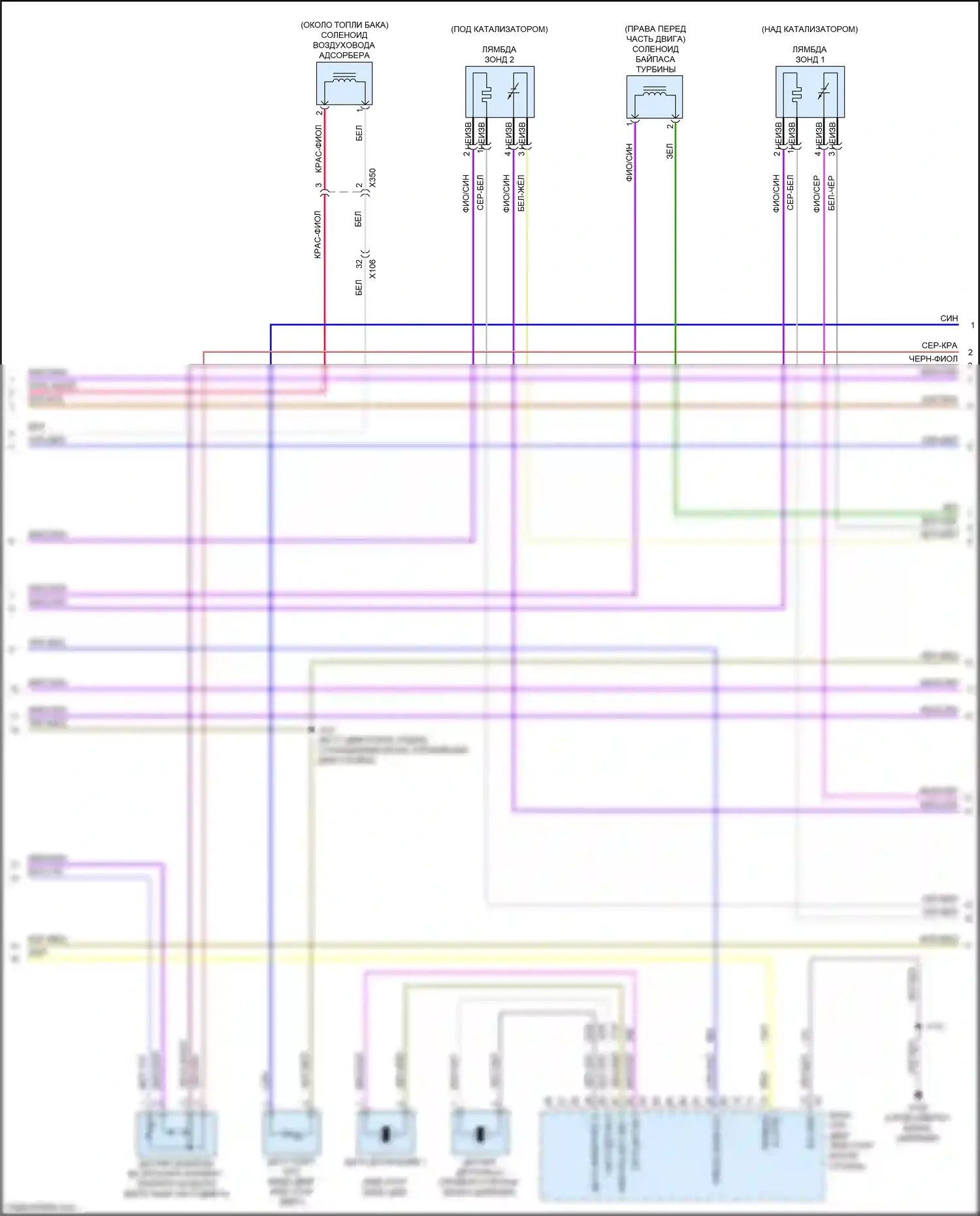 Terrain GMC II (2017-2021): Электросхема двигателя 1.5l vin v (5 из 7) 