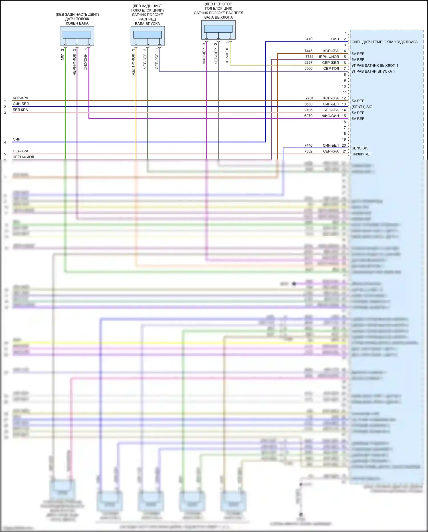 Terrain GMC II (2017-2021): Электросхема двигателя 1.5l vin v (7 из 7) 
