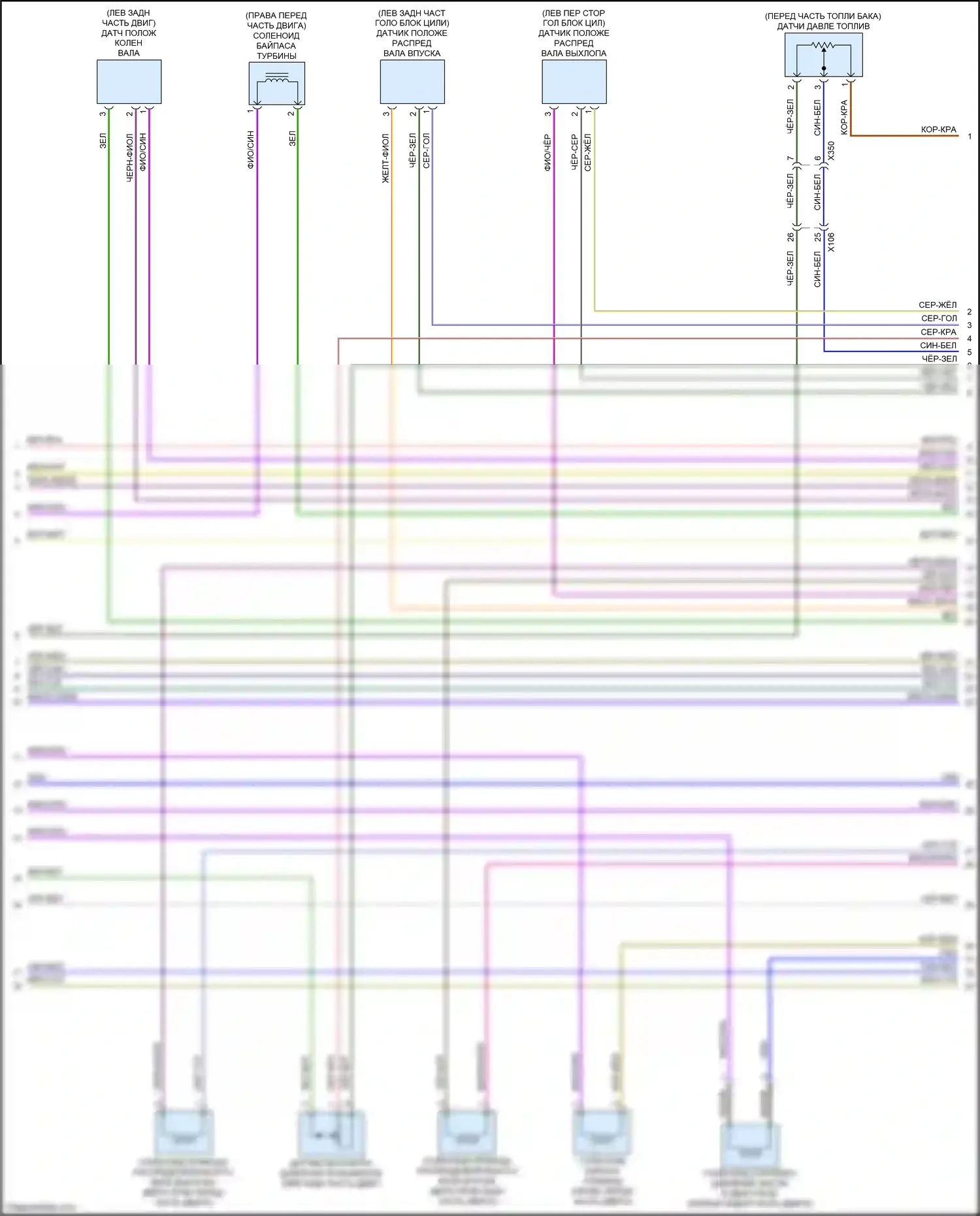 Terrain GMC II (2017-2021): Электросхема двигателя 2.0l vin x (6 из 7) 