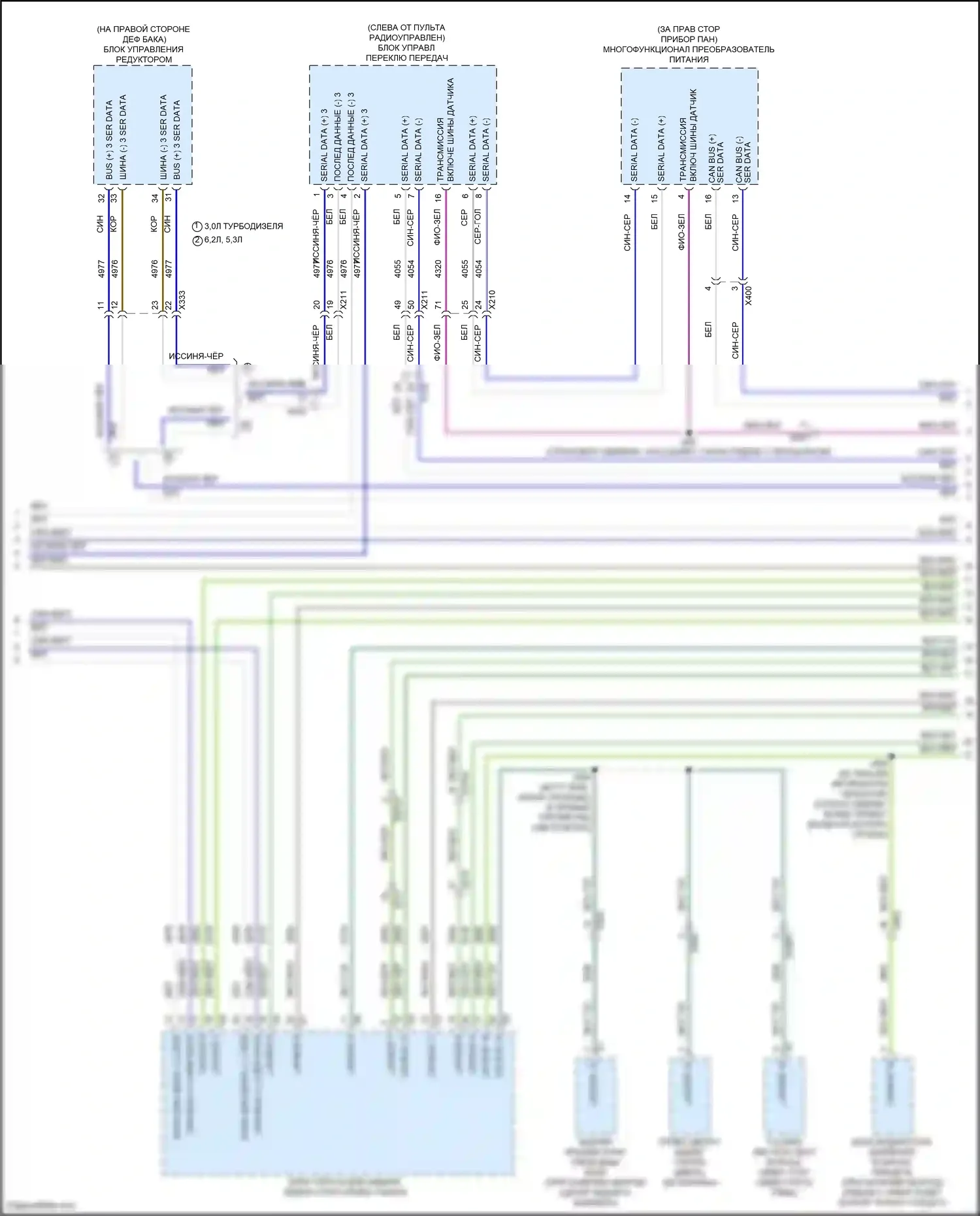 Yukon GMC V (2020-2024): Can шина электросхема (8 из 11) 