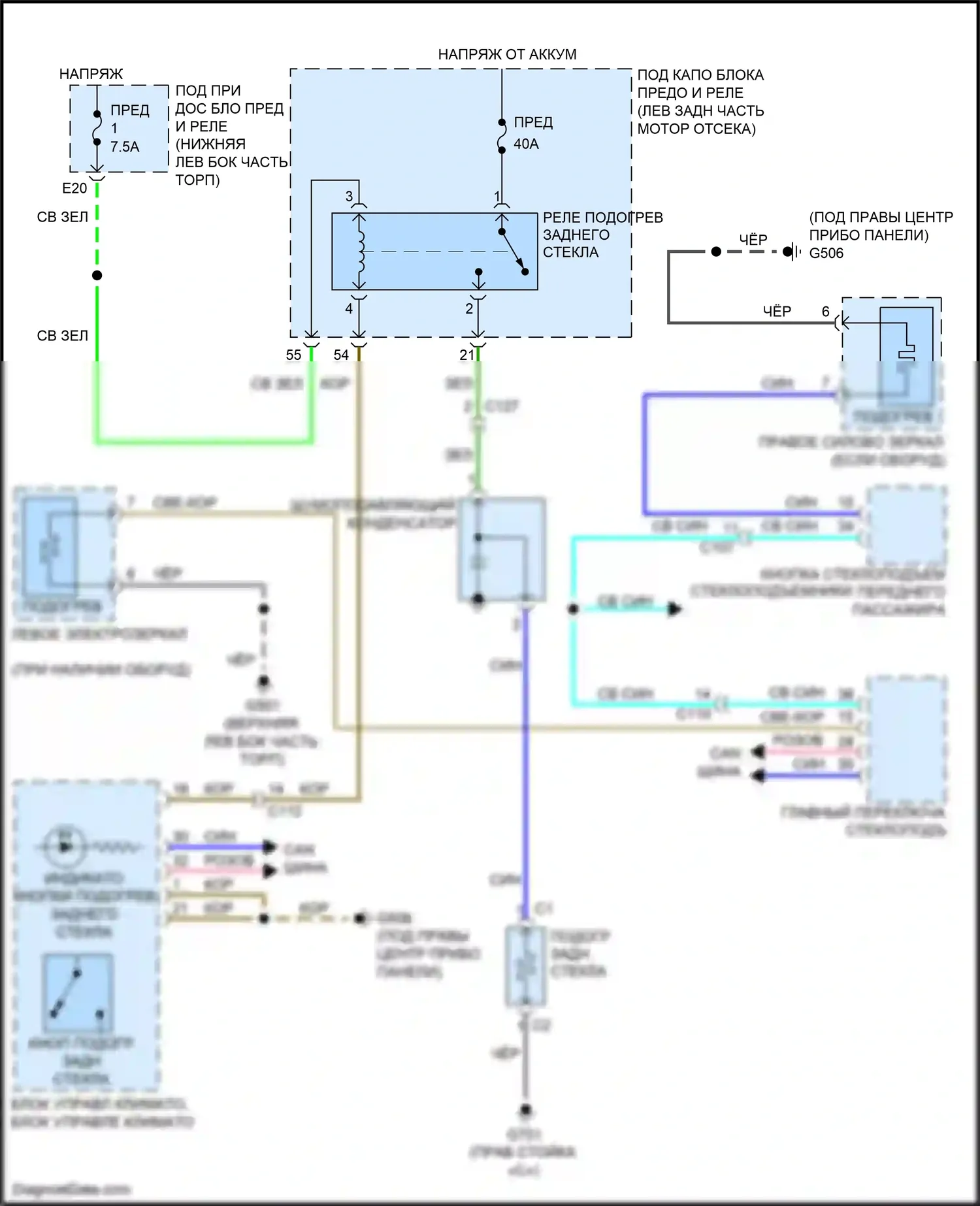 Accord Honda IX рестайлинг (2014-2019): Размагничивает монтажную электросхему, кроме гибридной 