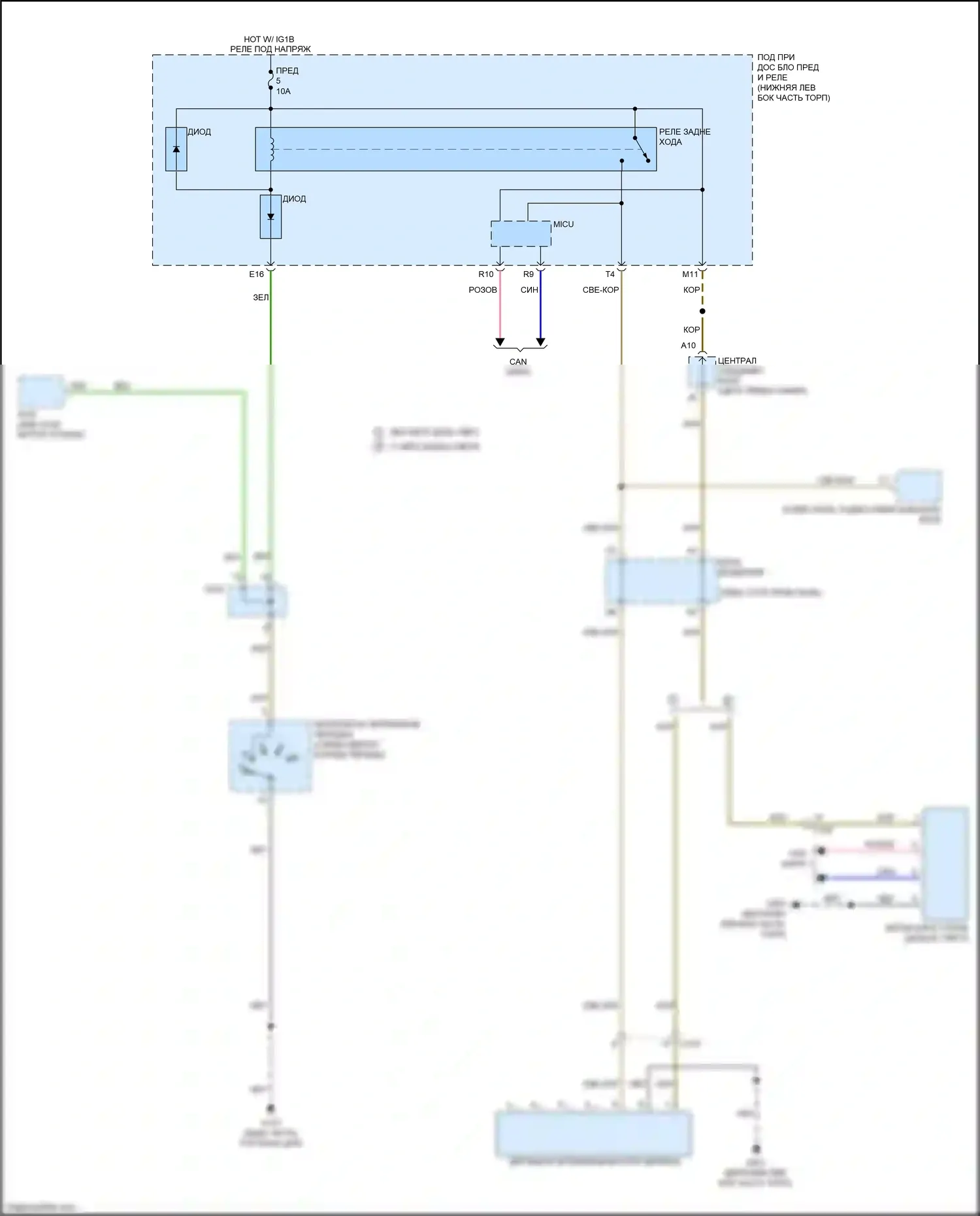 Accord Honda IX рестайлинг (2014-2019): Автоматическая электросхема дневного/ночного зеркала, гибрид 