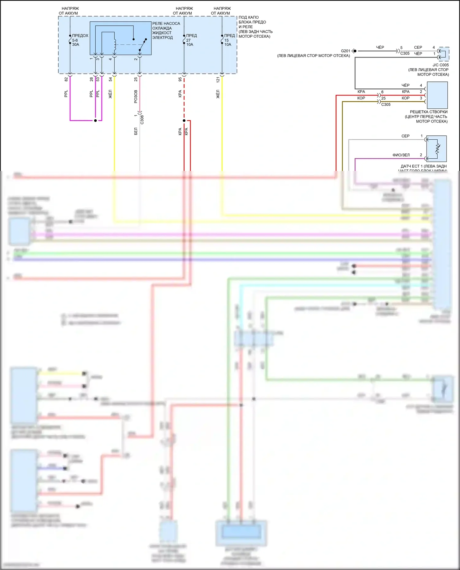 Accord Honda X рестайлинг (2020-2023): Электросхема климат контроля, гибрид (4 из 4) 