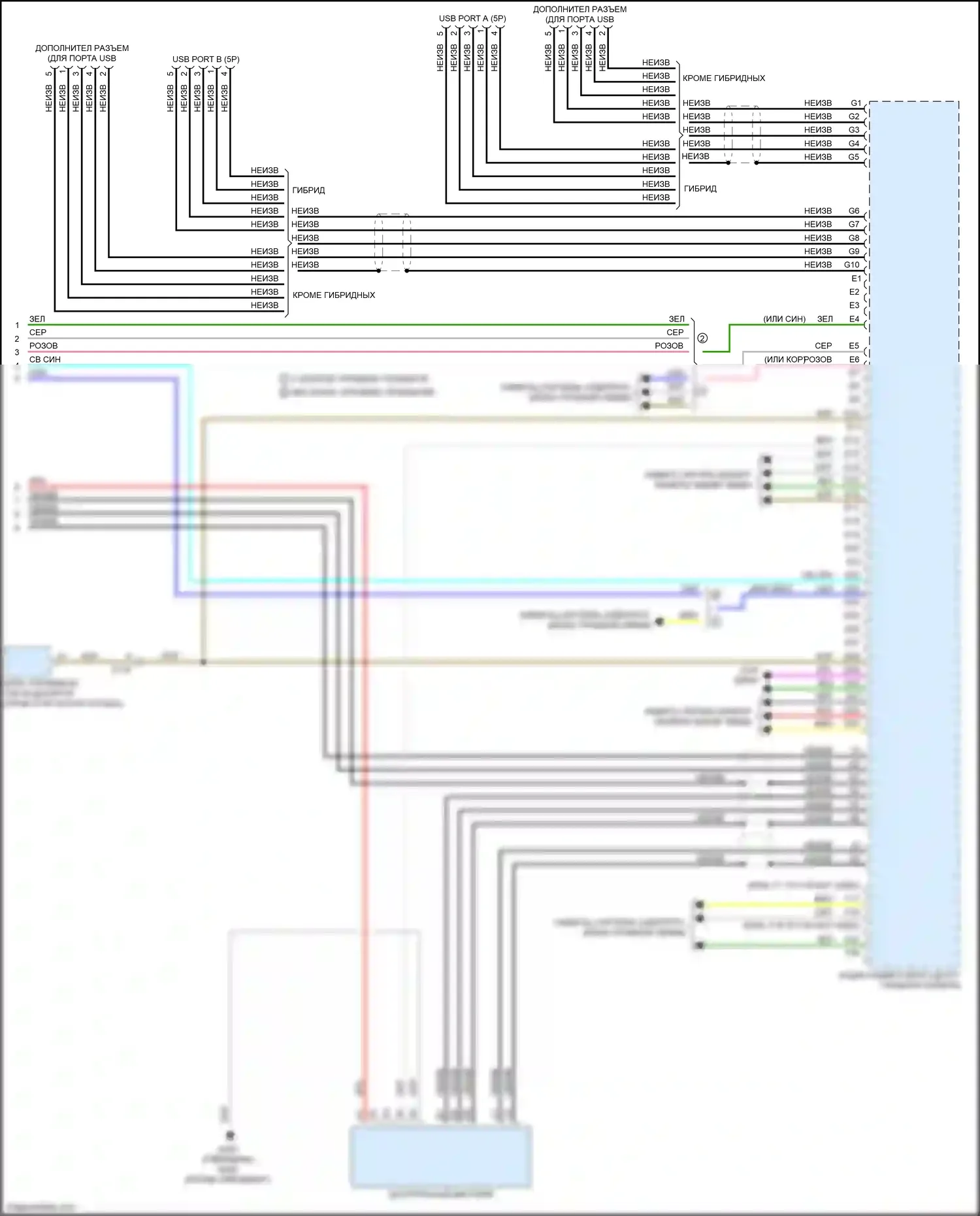 Accord Honda X (2017-2020): Электросхема навигации (6 из 6) 