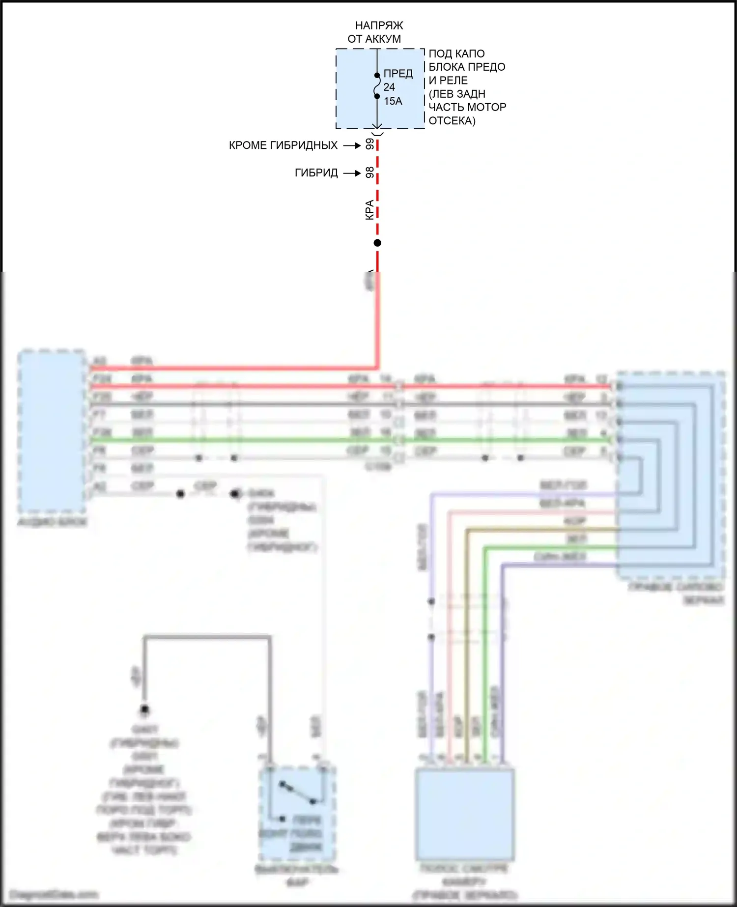 Accord Honda X (2017-2020): Lane смотреть электросхему подключения камеры 