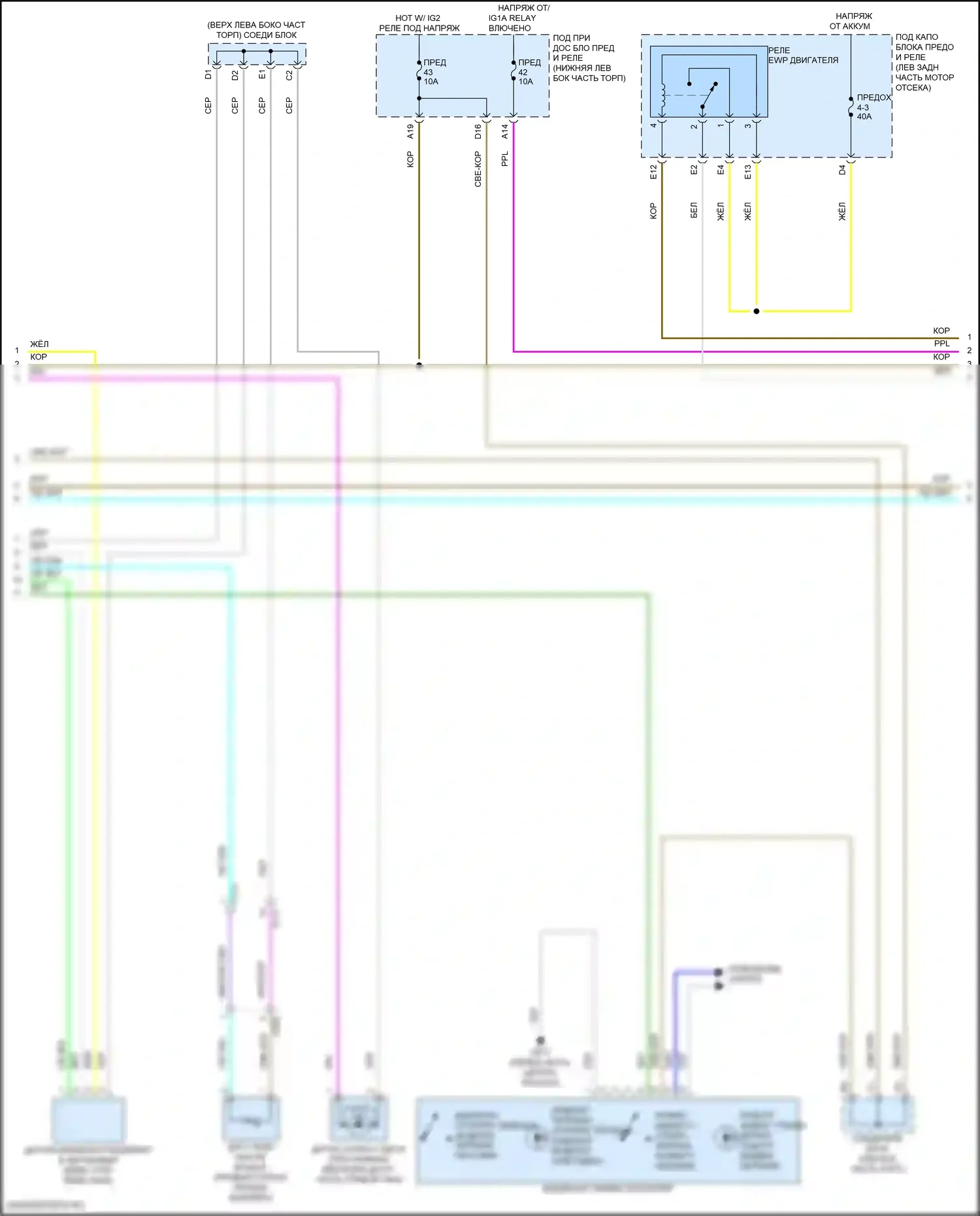 Accord Honda XI (2023-2024): Электросхема климат контроля, гибрид (2 из 5) 