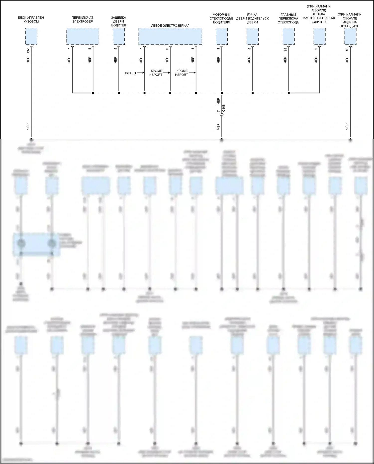 Accord Honda XI (2023-2024): Электросхема разводки массы, гибридная (4 из 5) 