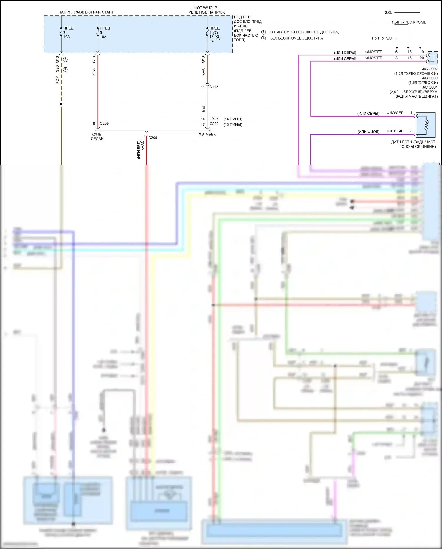 Civic Type R Honda X (2015-2021): 1.5л турбо, автоматическая электросхема кондиционера (4 из 4) 